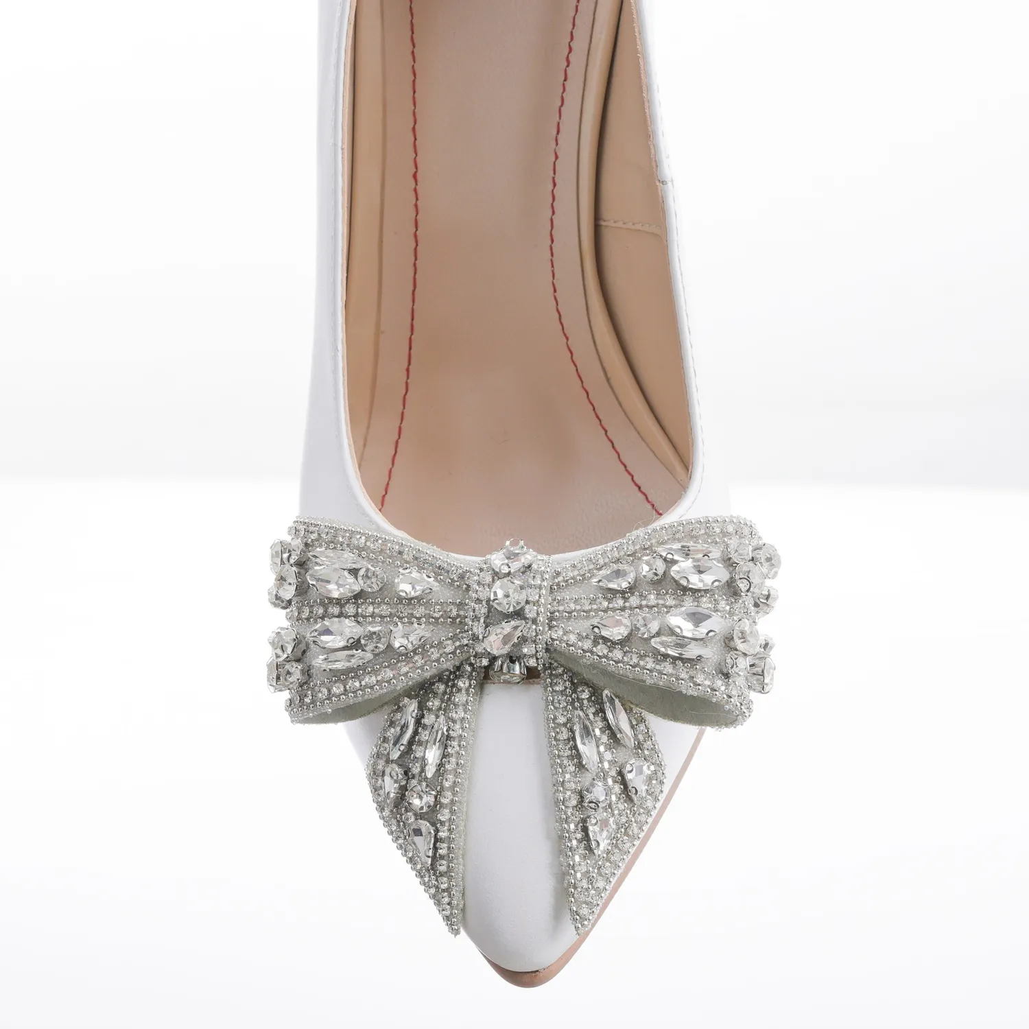 Catinca Shoes A66 AB pantofi dama piele alb box
