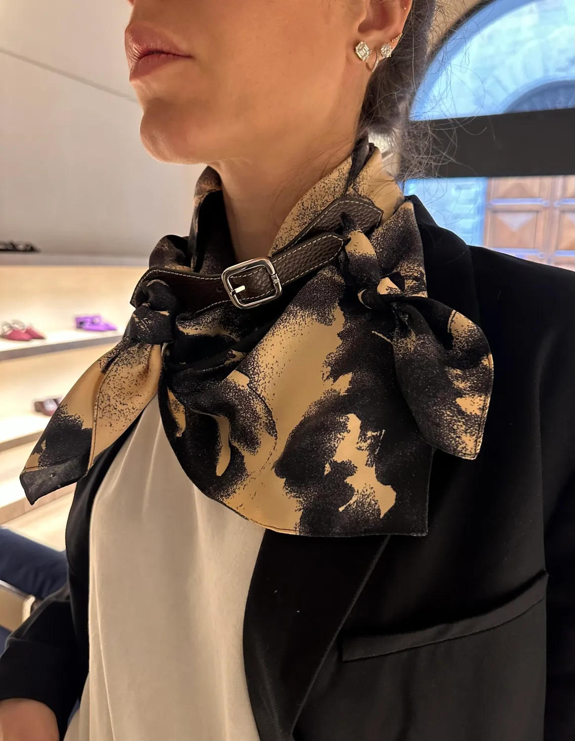 Cecilia Bringheli Giano Brown geanta piele maro naturala
