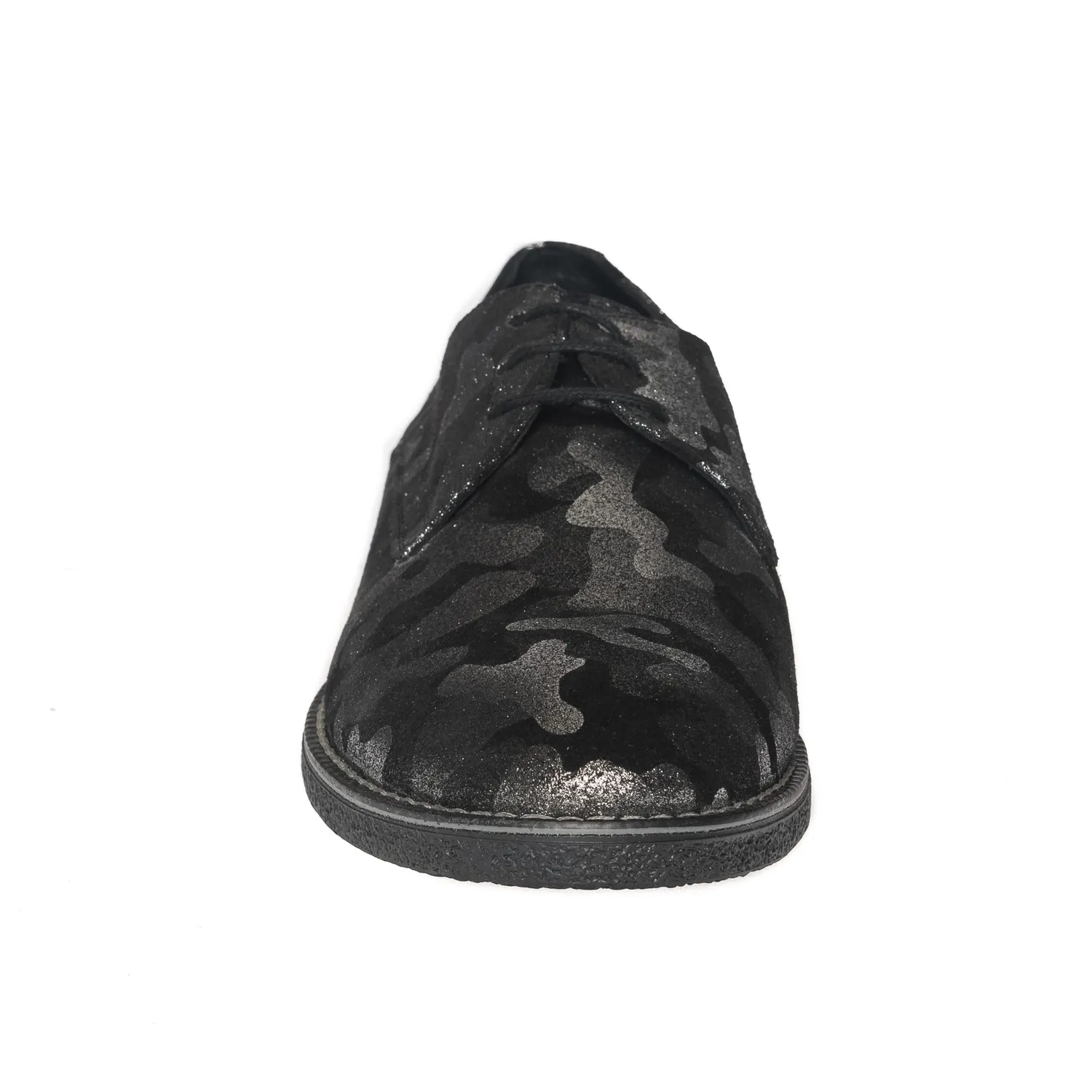 Catinca Shoes G10 NA pantofi dama piele negru argintiu