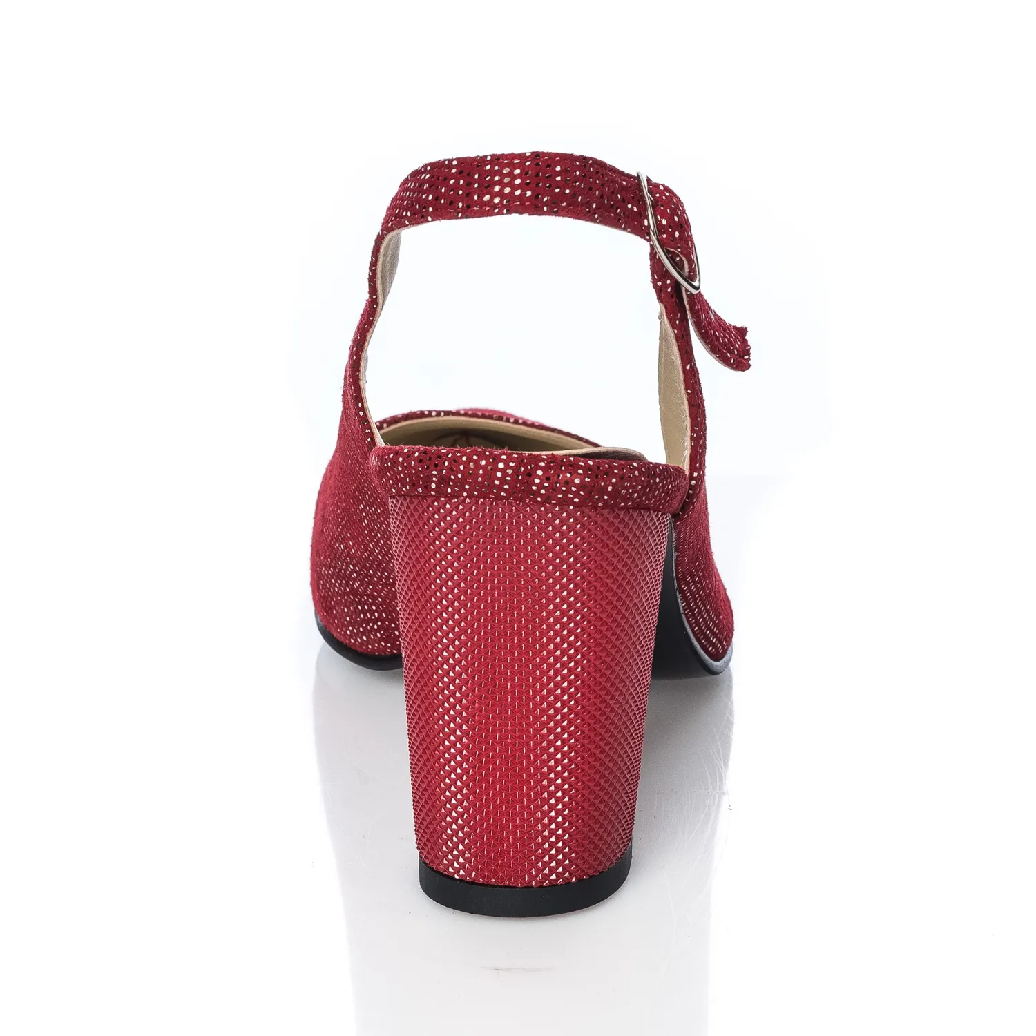 Catinca Shoes V7 ROP sandale dama piele rosie