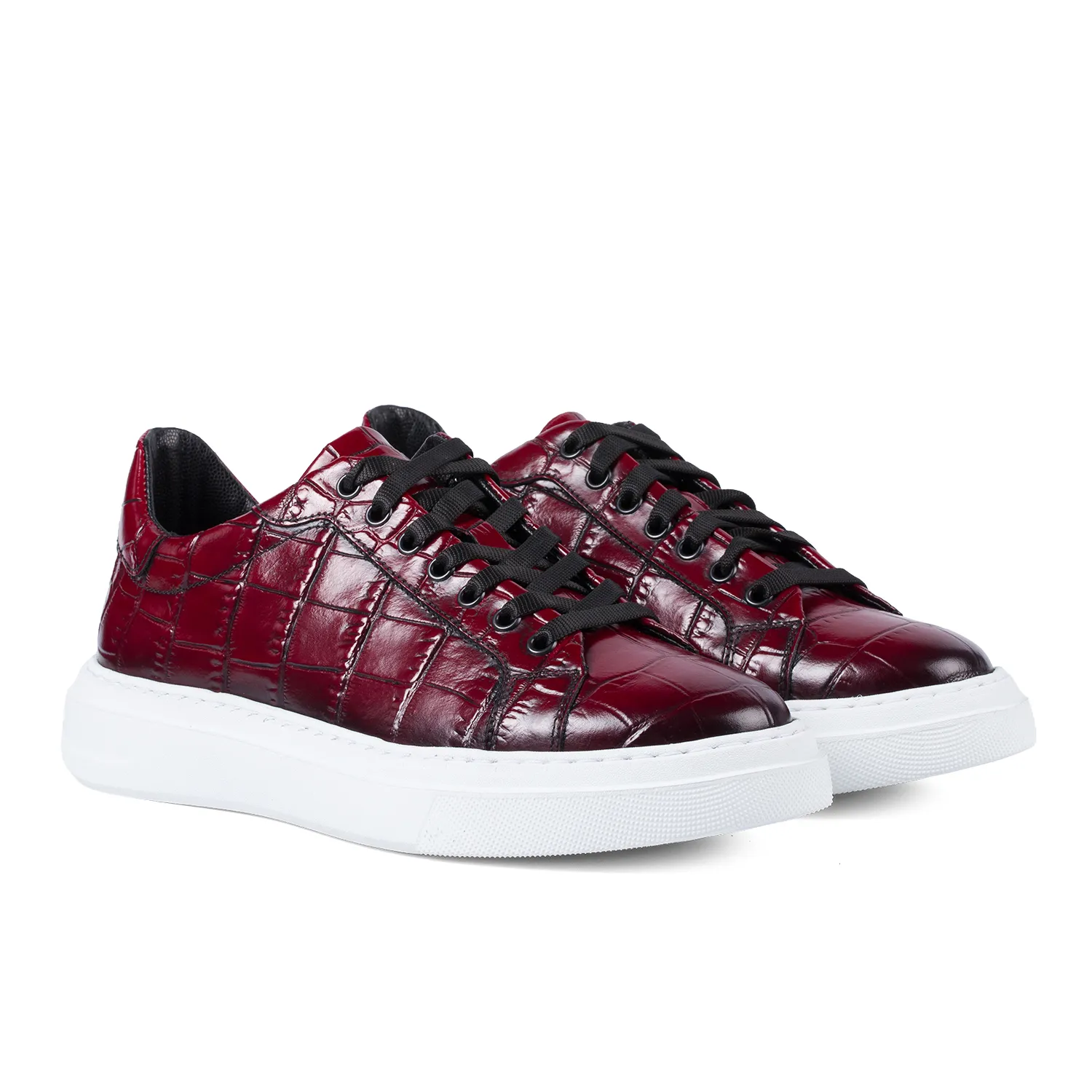 Lucas Shoes Sneaker 510 Chile sneakers barbati rosii croco