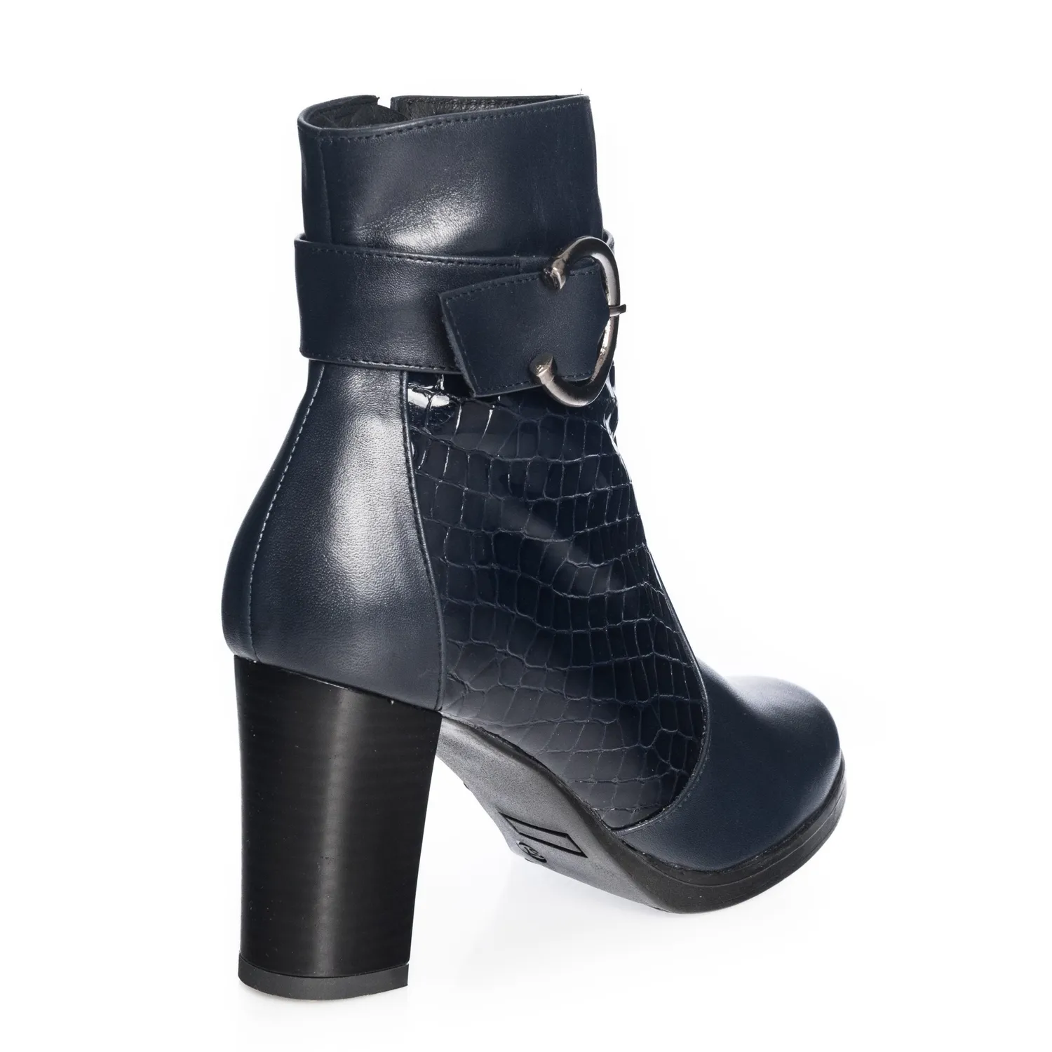 Catinca Shoes GX25 BBC ghete dama albastru croco piele