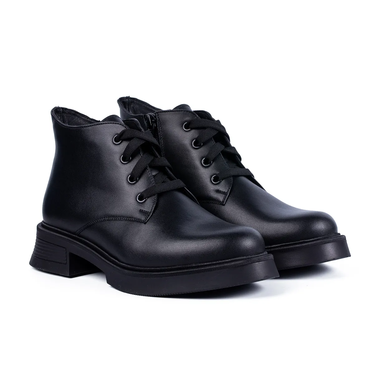 Lucas Shoes 412 ghete dama negre iarna piele