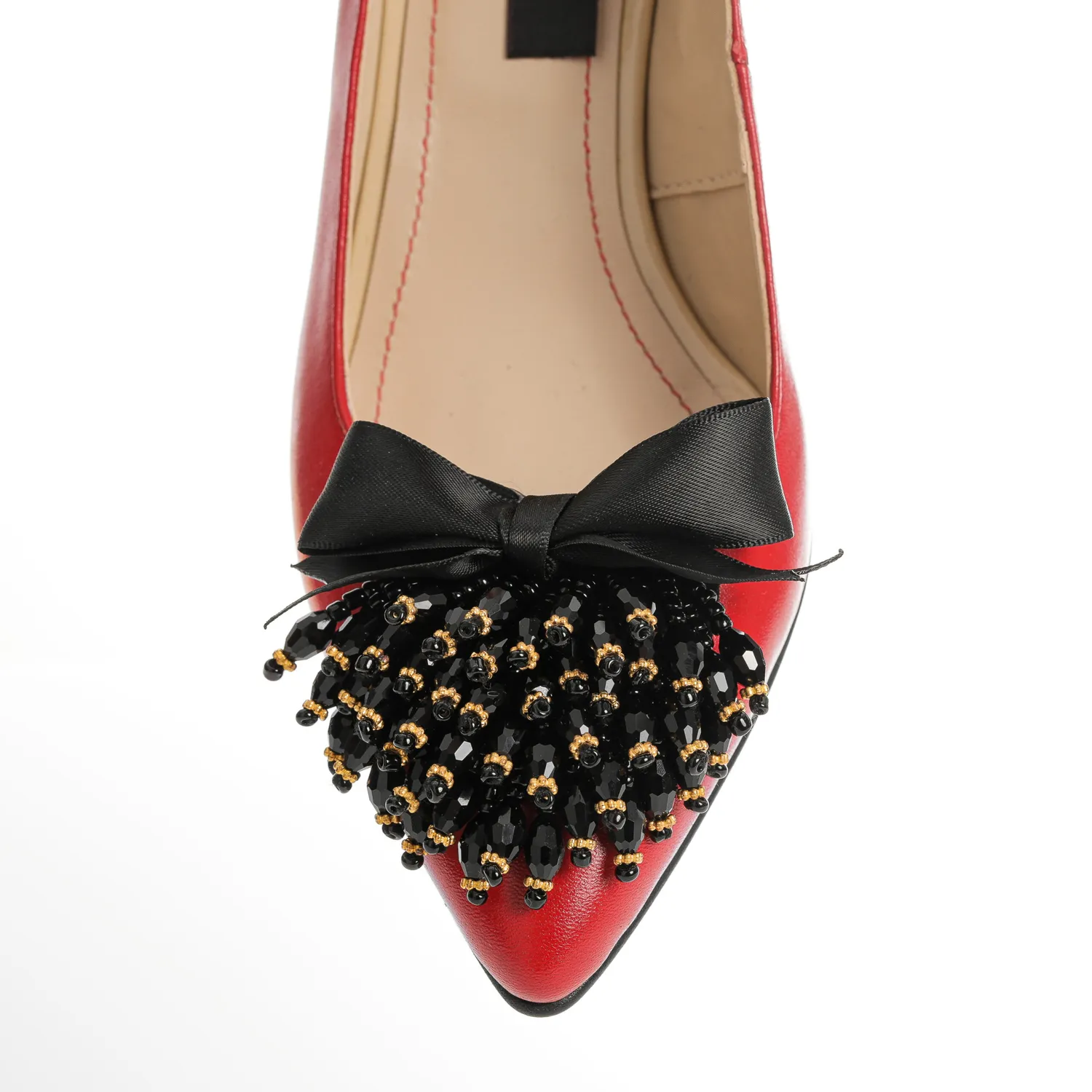 Catinca Shoes A54 RB pantofi dama rosu box piele naturala