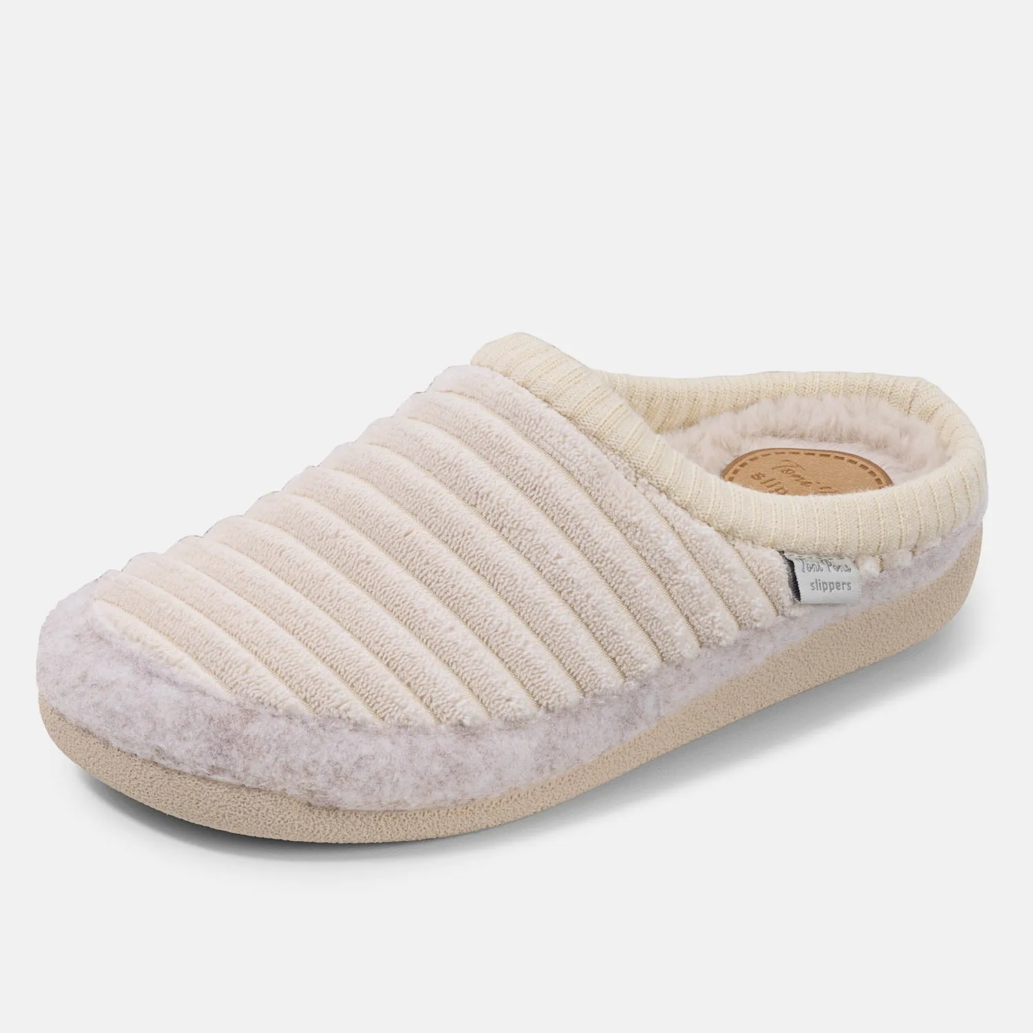 BÄR Lifestyle Malu papuci damă crem textil