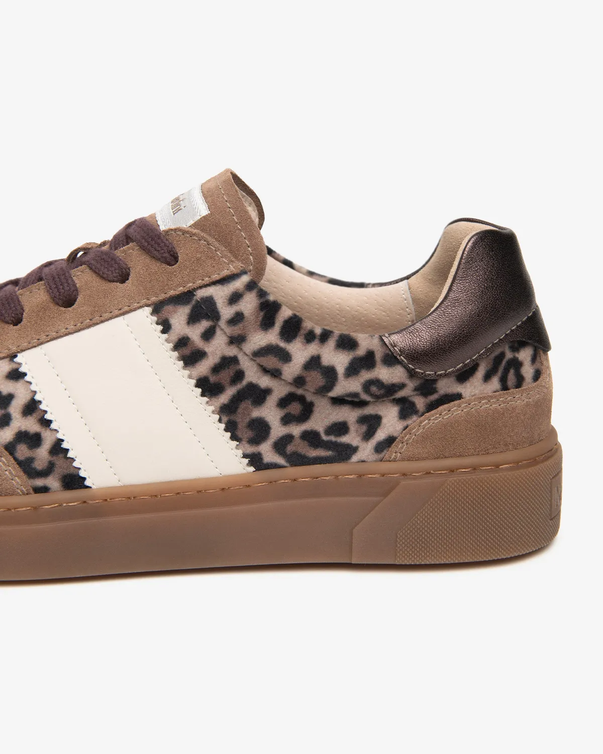NeroGiardini sneakers dama piele intoarsa print