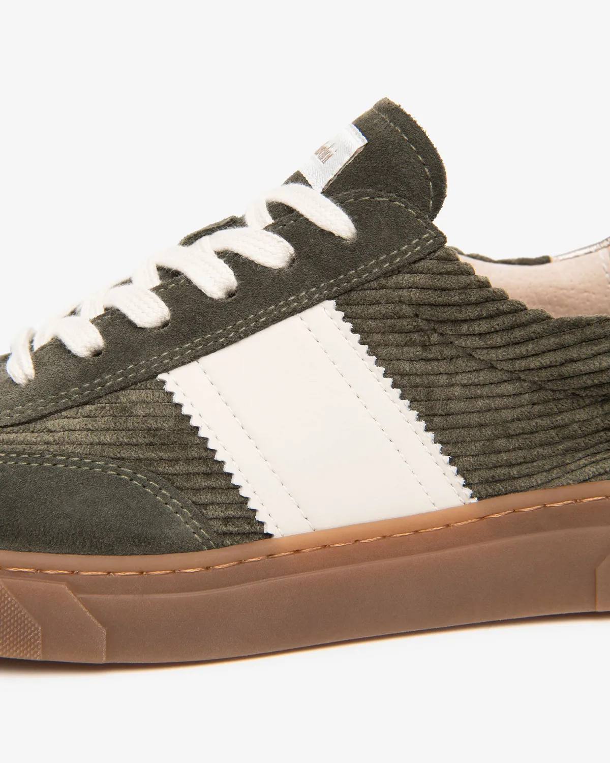 NeroGiardini Sneakers catifea piele dama siret