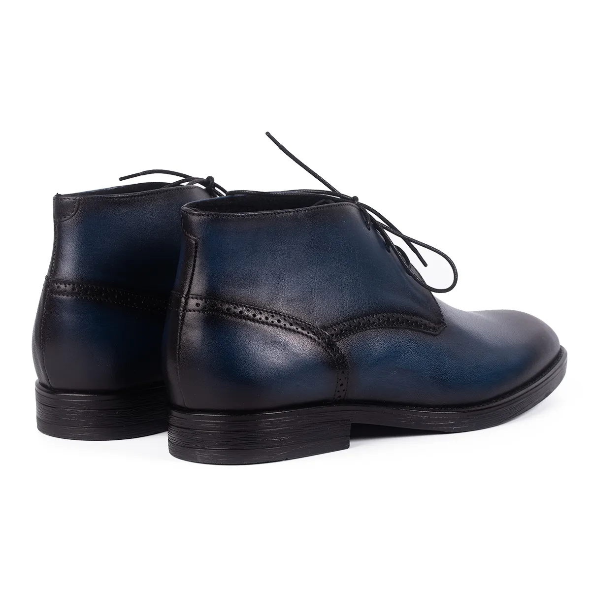 Lucas Shoes Ghete 851 ghete albastre piele iarna