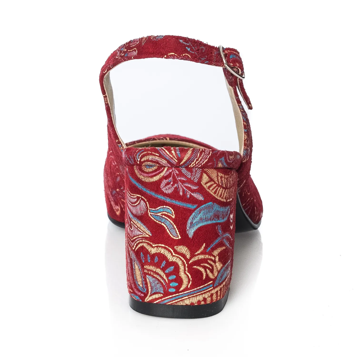 Catinca Shoes V7 RSR sandale dama piele naturala rosu