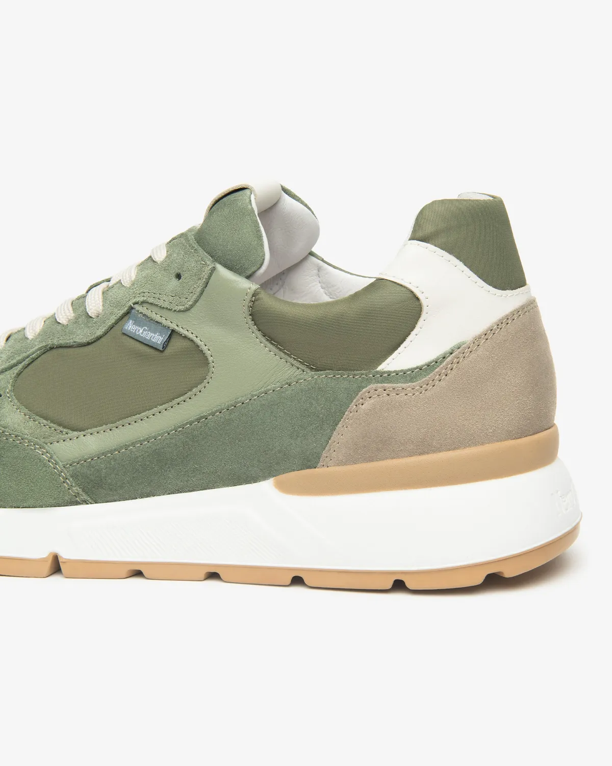 NeroGiardini sneakers piele panza barbati primavara