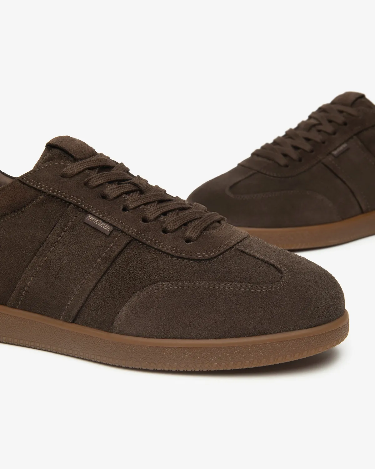 NeroGiardini sneakers barbati piele intoarsa toamna