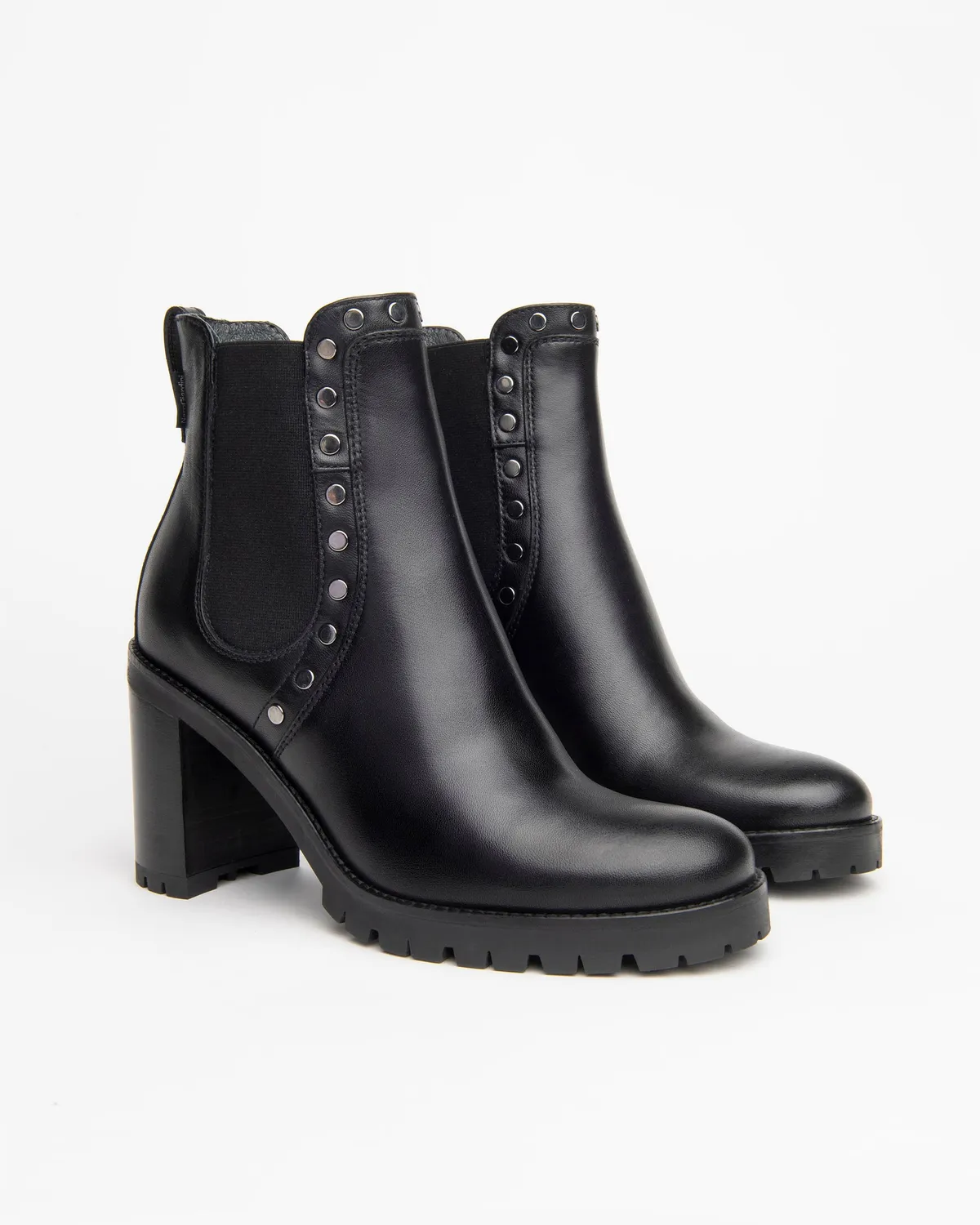 NeroGiardini botine chelsea dama piele toc 9 cm