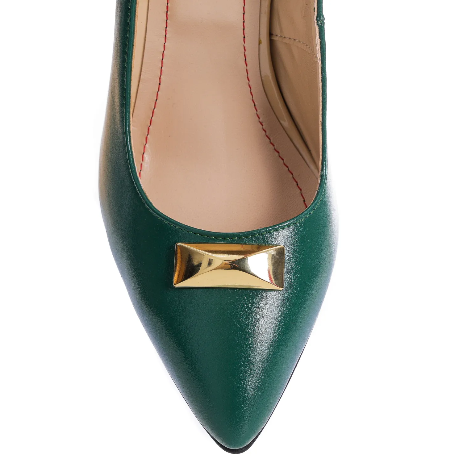 Catinca Shoes A51 VB pantofi piele naturala verde box