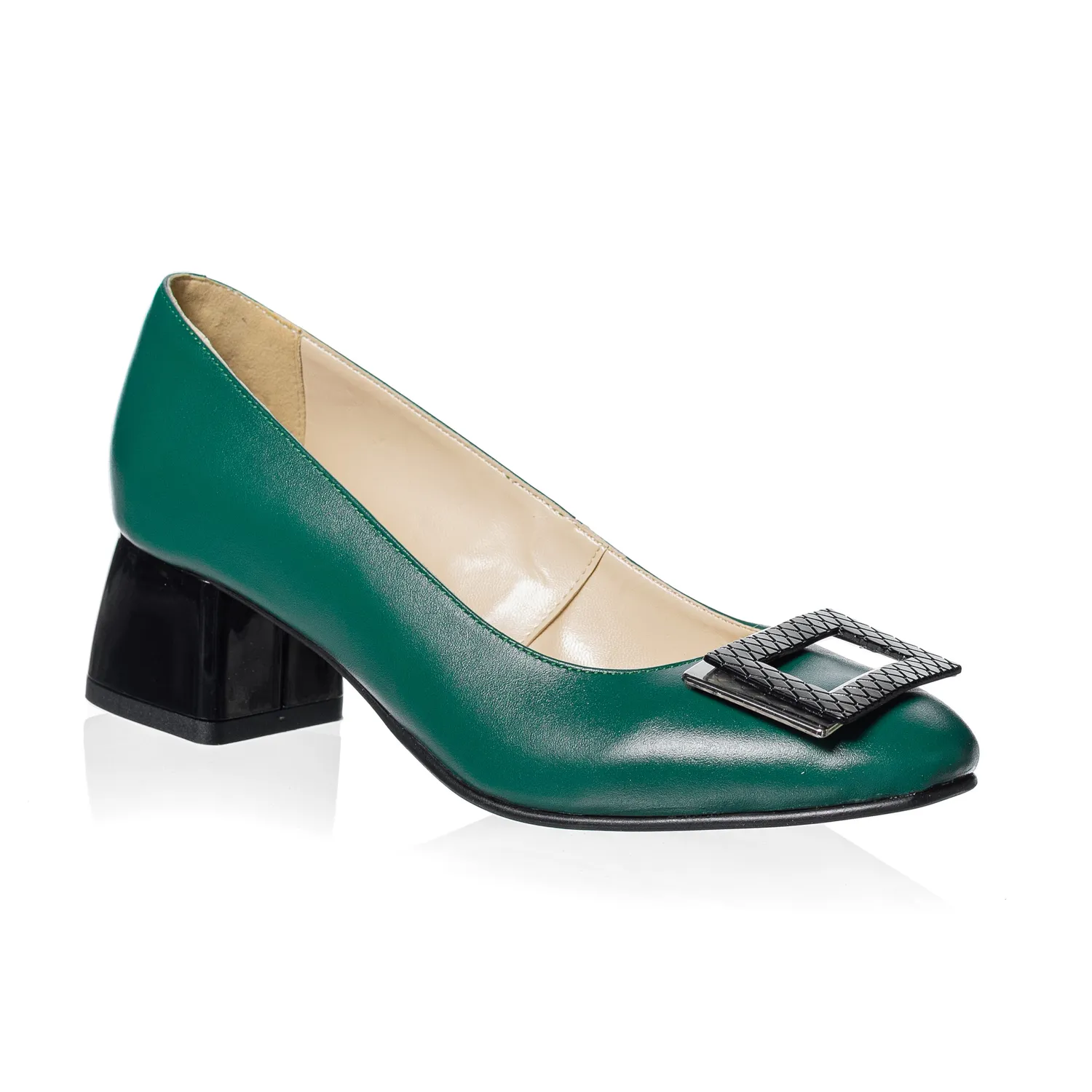 Catinca Shoes A34 VB pantofi piele naturala verde box