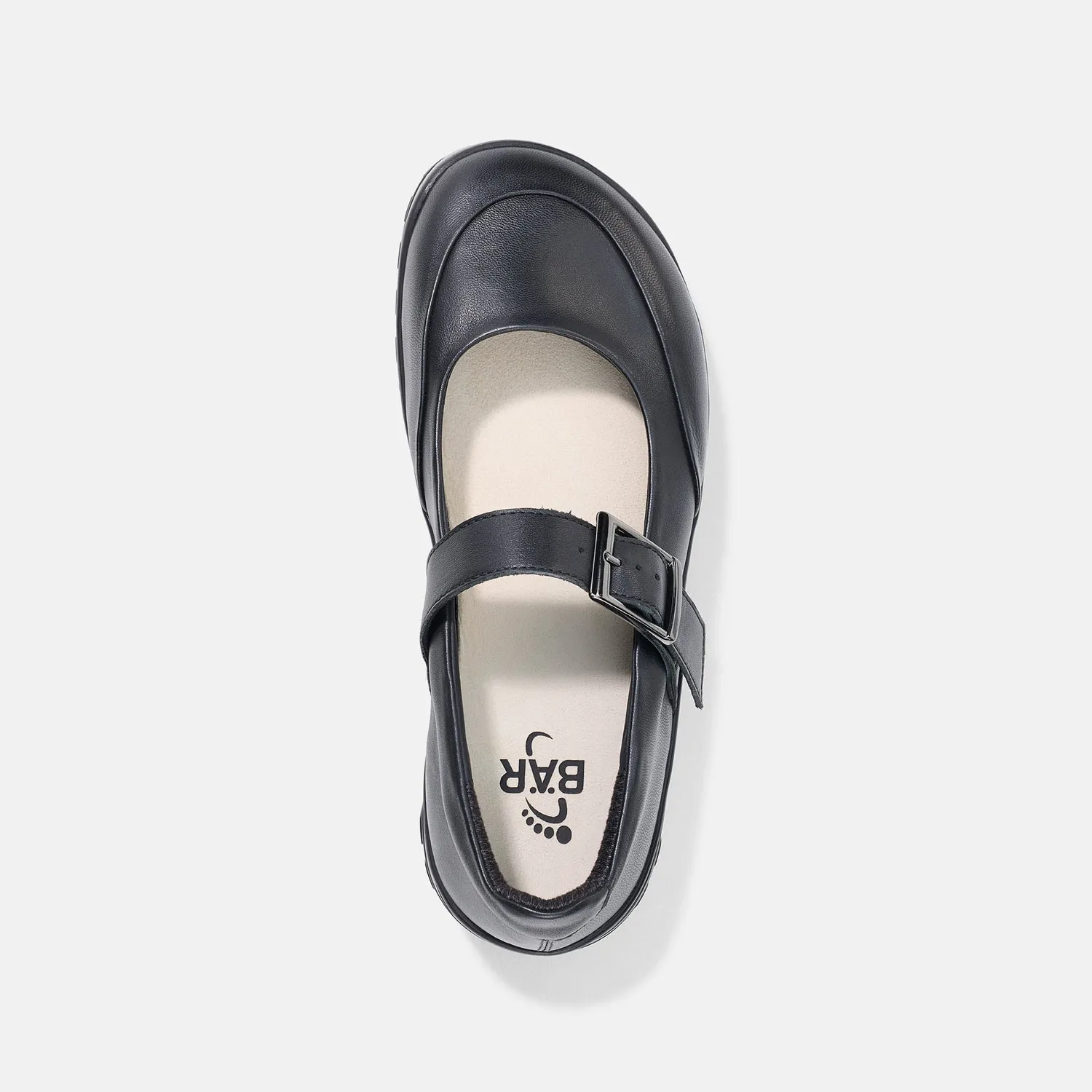 Bär Ada pantofi Mary Jane negri barefoot