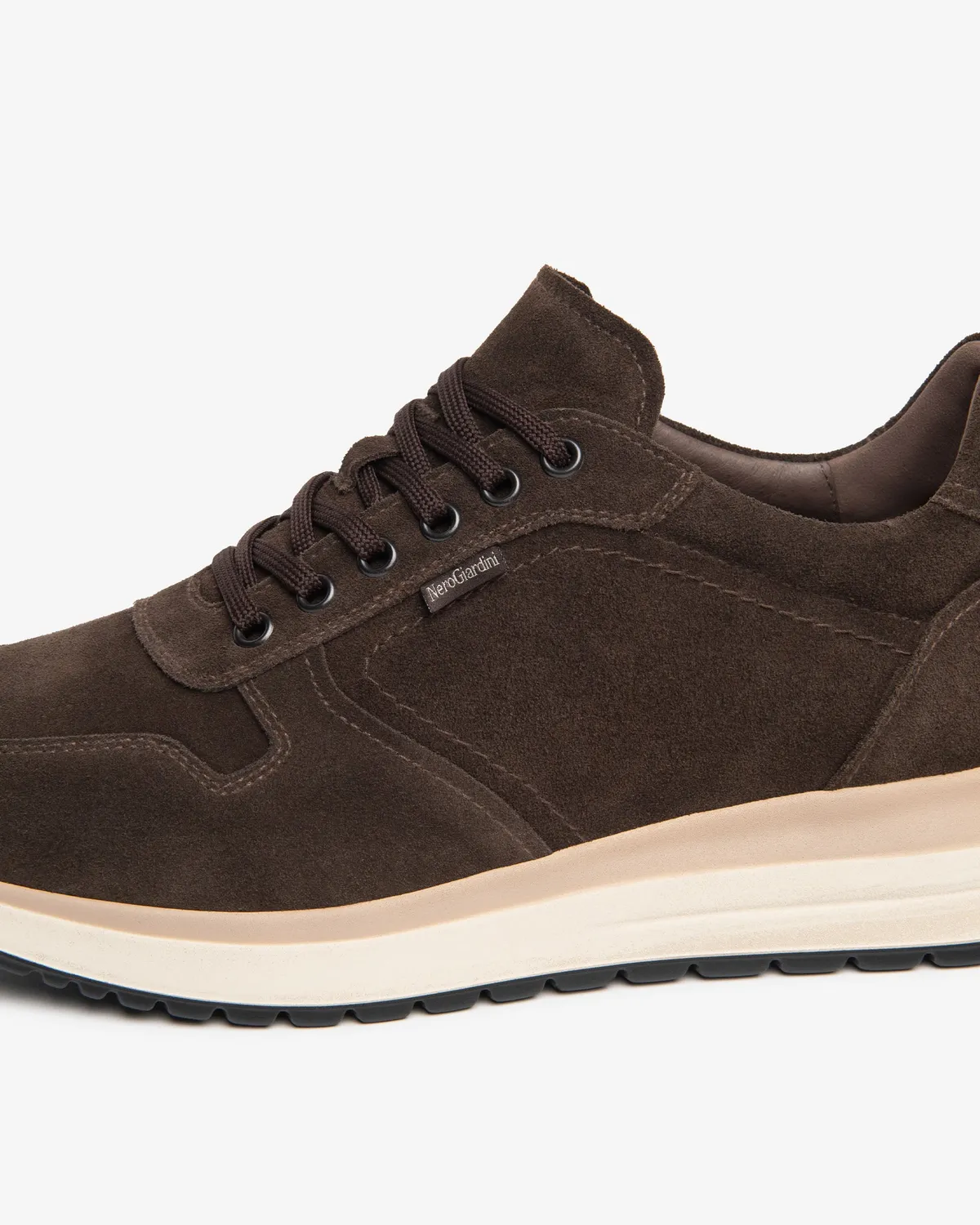 NeroGiardini sneakers barbati piele intoarsa