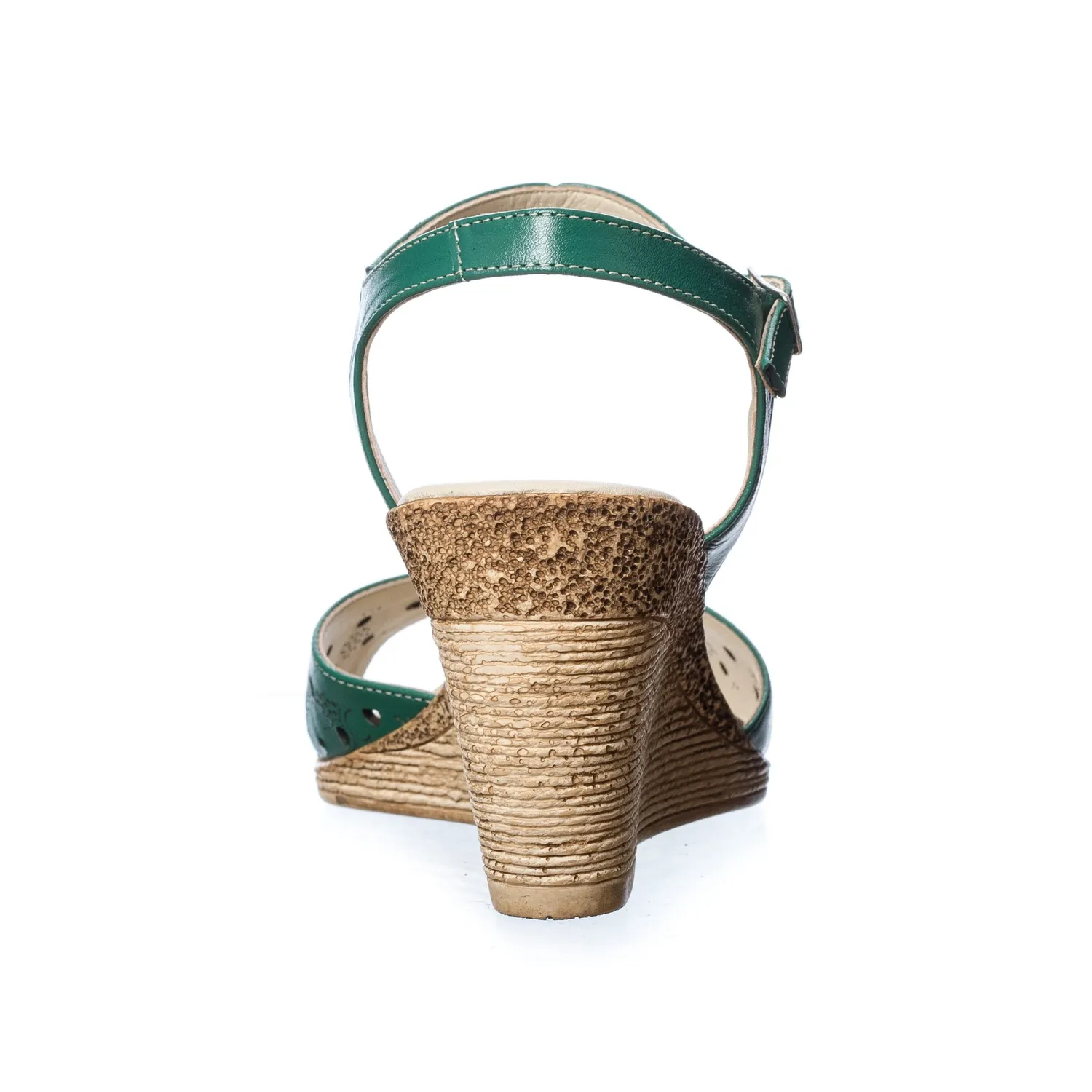 Catinca Shoes P16 V sandale dama verzi piele naturala