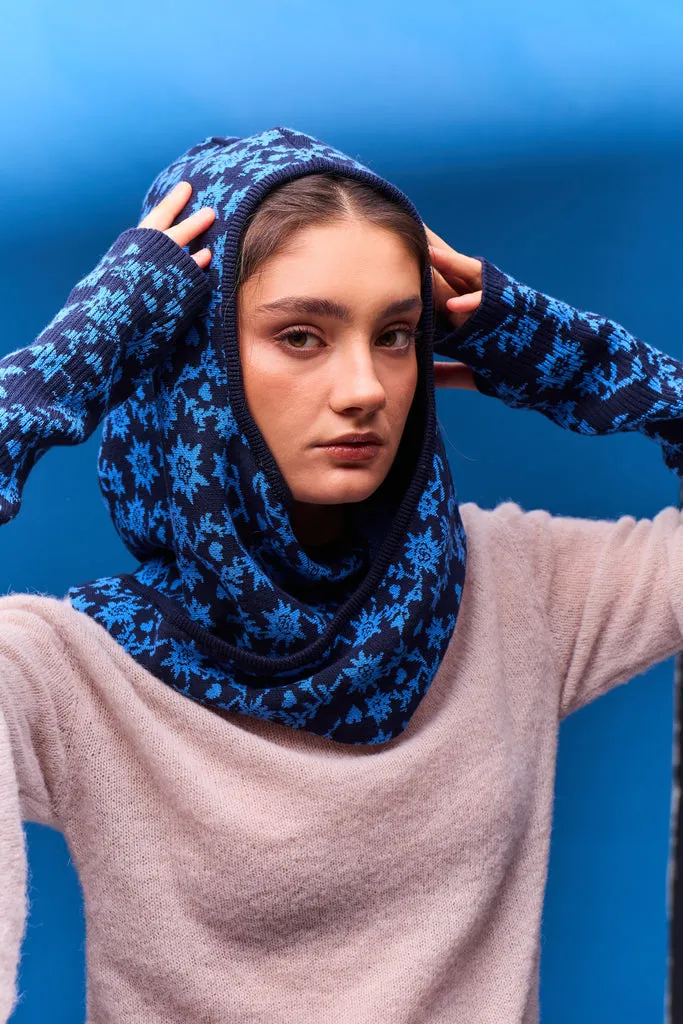 Flagelus Navy Pyratex Set cagulă bleumarin bumbac