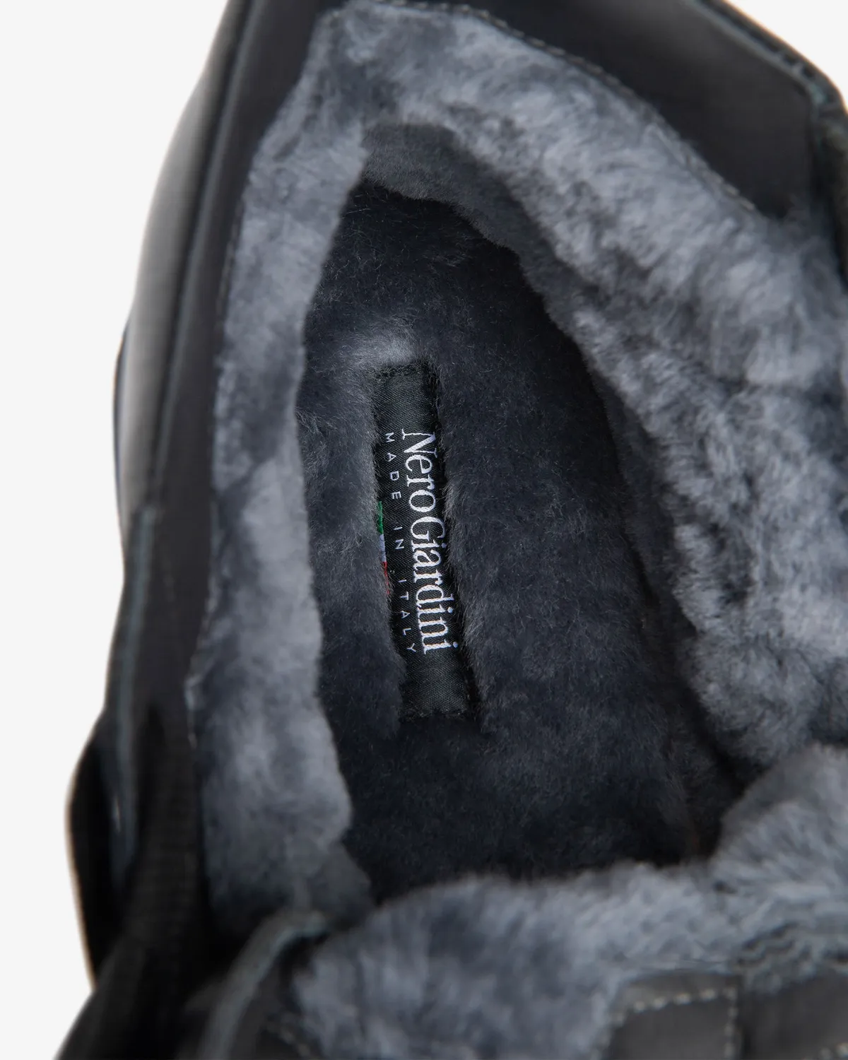 NeroGiardini sneakers piele barbati high-top fermoar