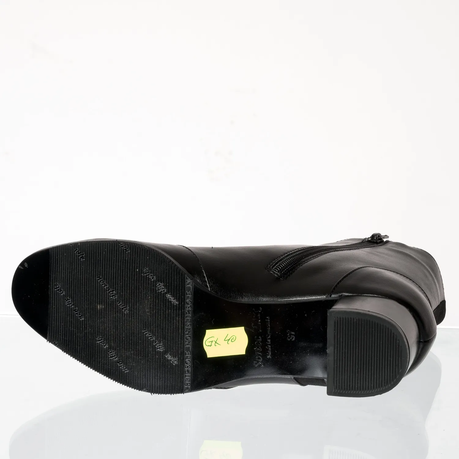 Catinca Shoes GX40 NBA ghete piele naturala negre antilopa