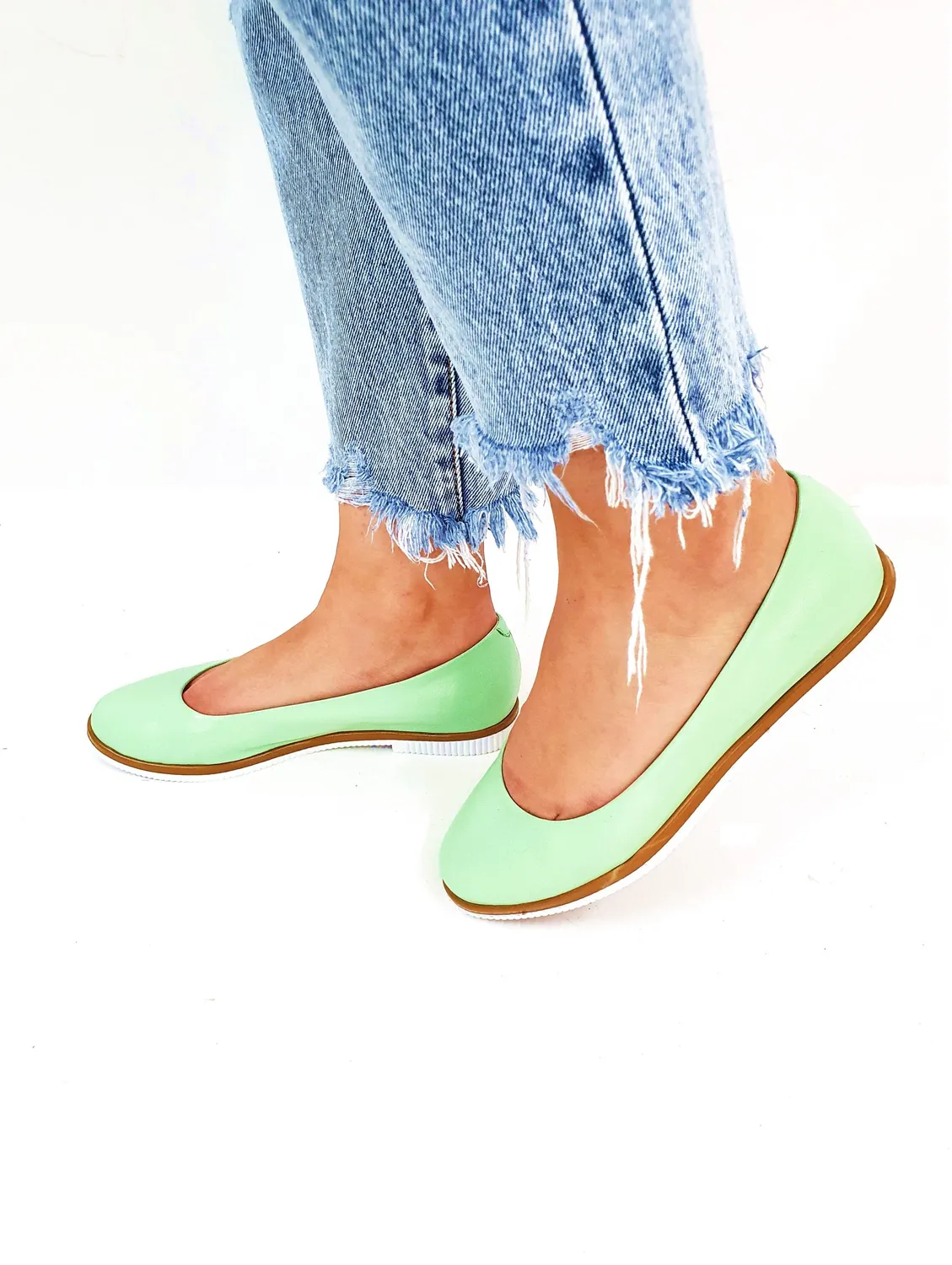 Catinca Shoes BL1 VN balerini dama vernil piele naturala