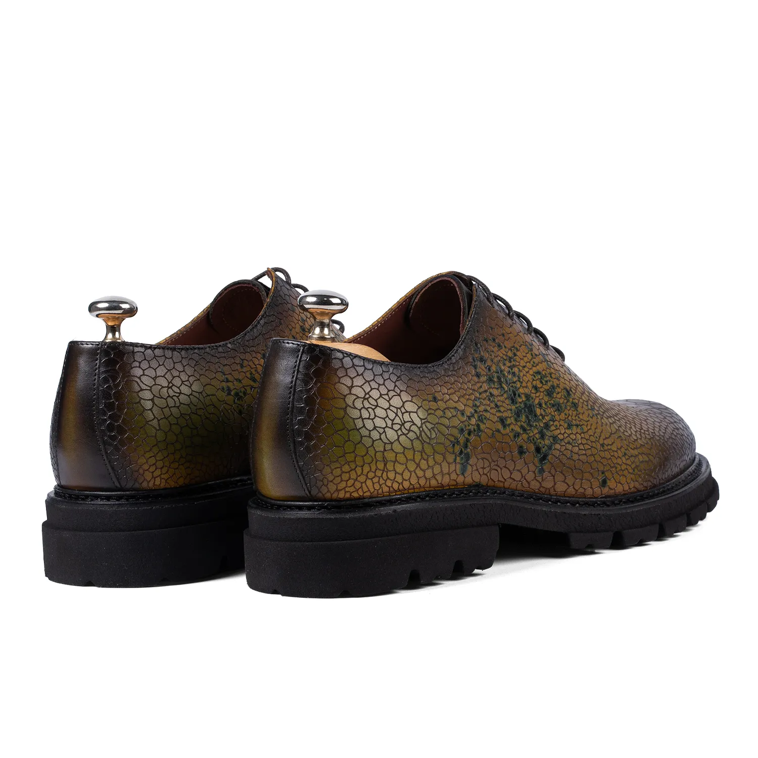 Lucas Shoes Elegant 715 pantofi galben piele naturala