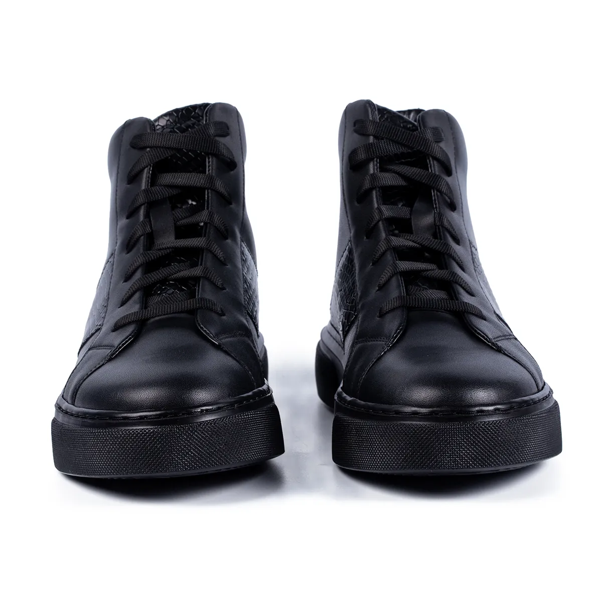 Lucas Shoes 855 C ghete bărbați negre piele naturală