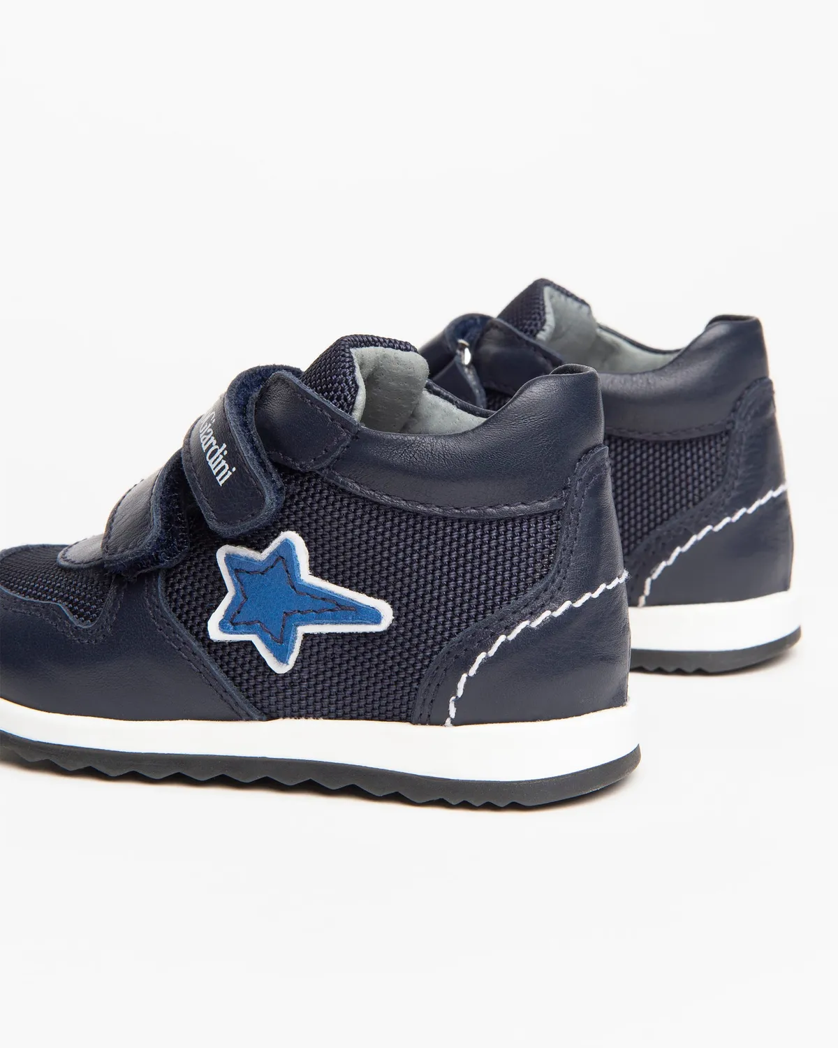 NeroGiardini Pantofi Sport Piele Baieti Velcro Primii Pasi