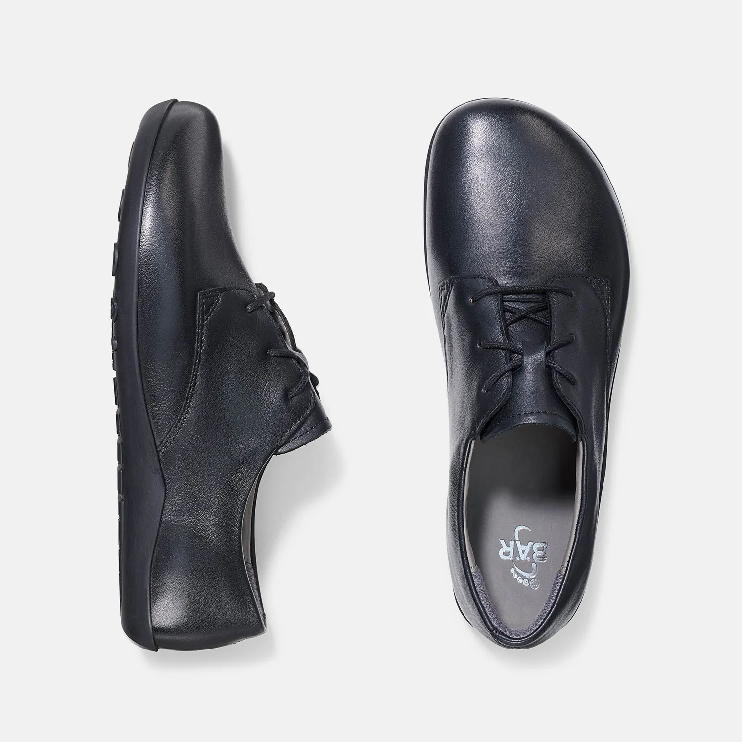 BÄR B Barefoot Blake pantofi piele negri