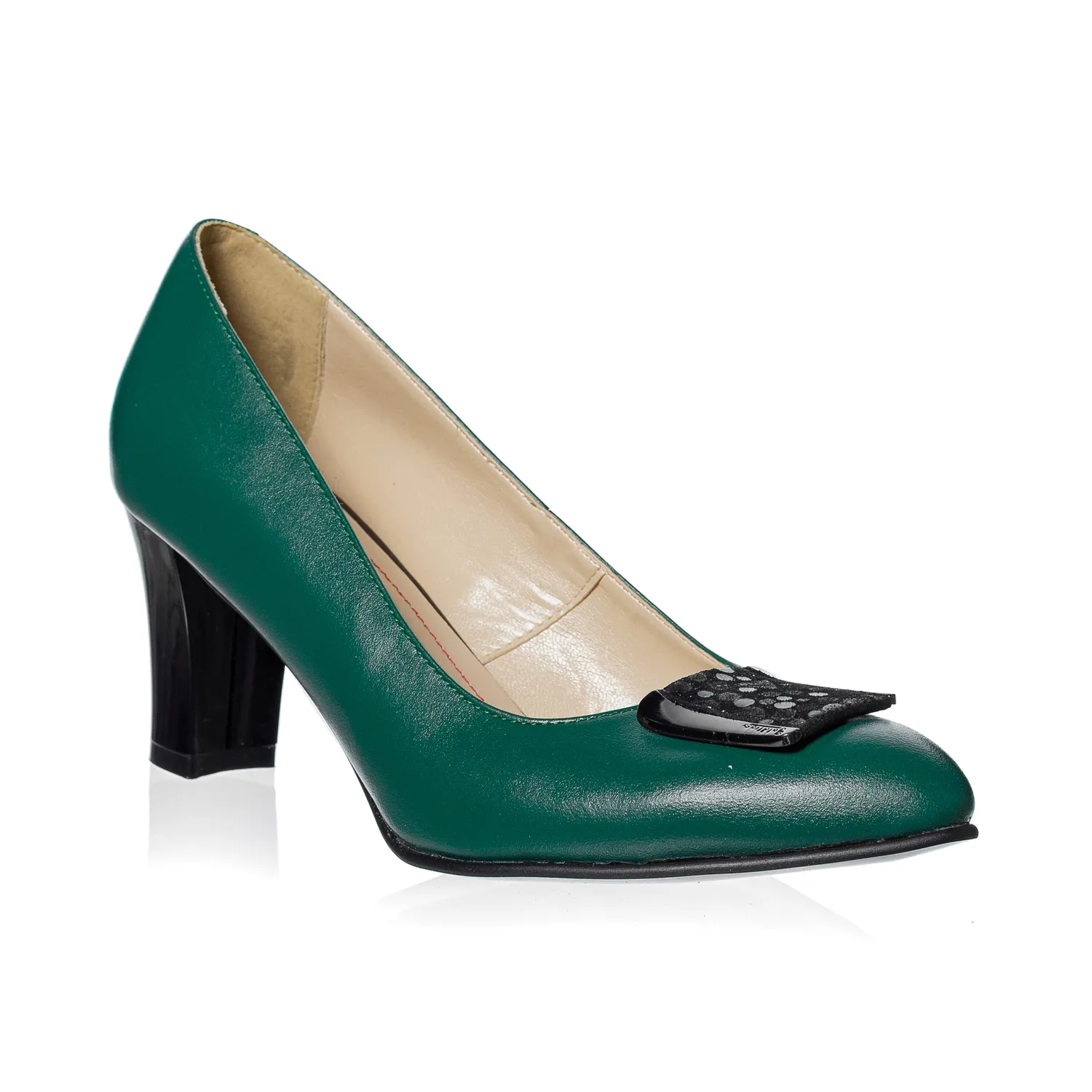 Catinca Shoes A35 VB pantofi dama piele verde box