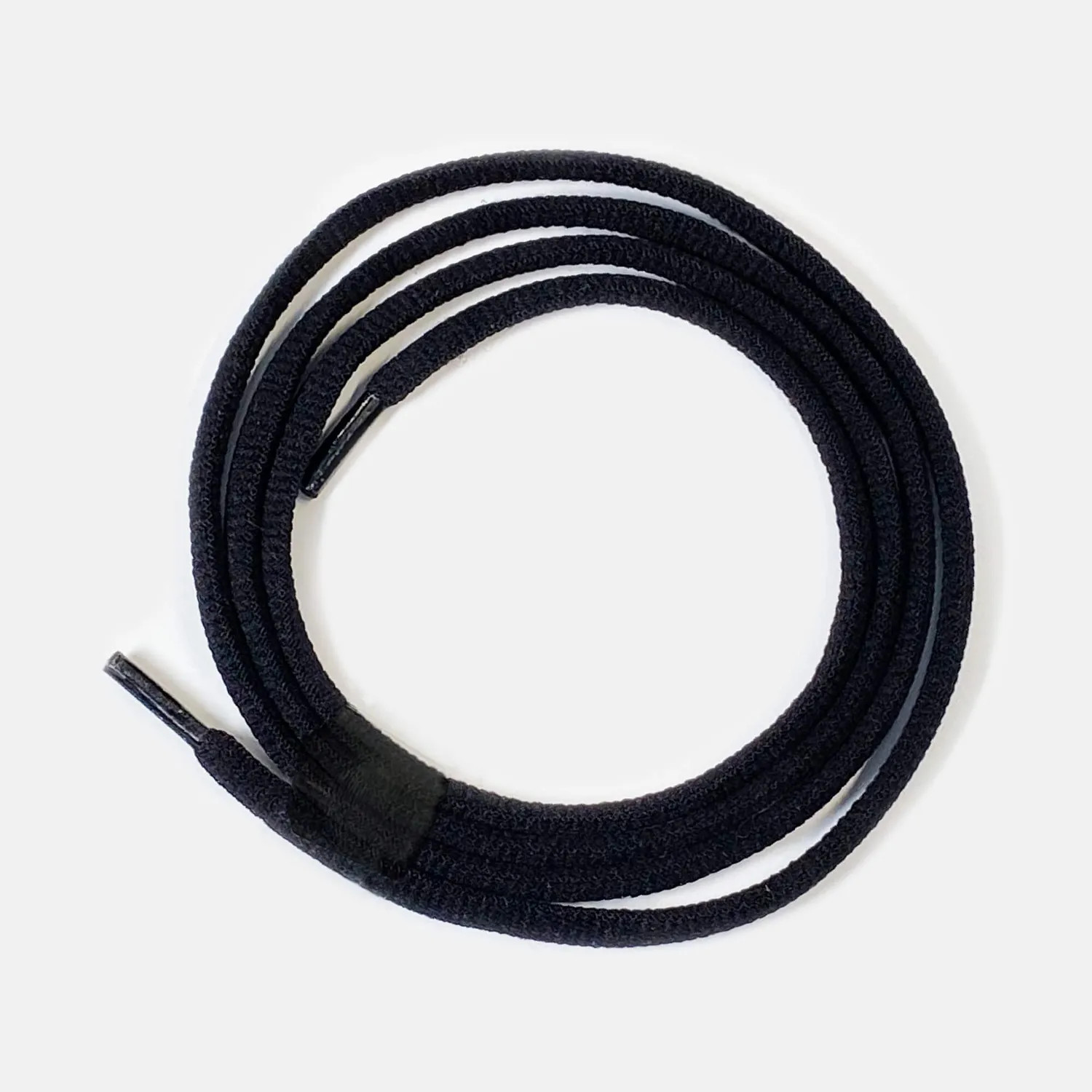 BÄR șireturi rotunde sport negre 5 mm poliester