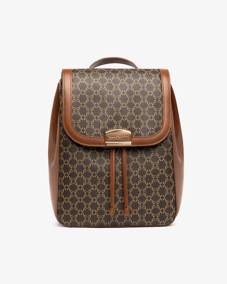 NeroGiardini rucsac mic dama material tehnic negru