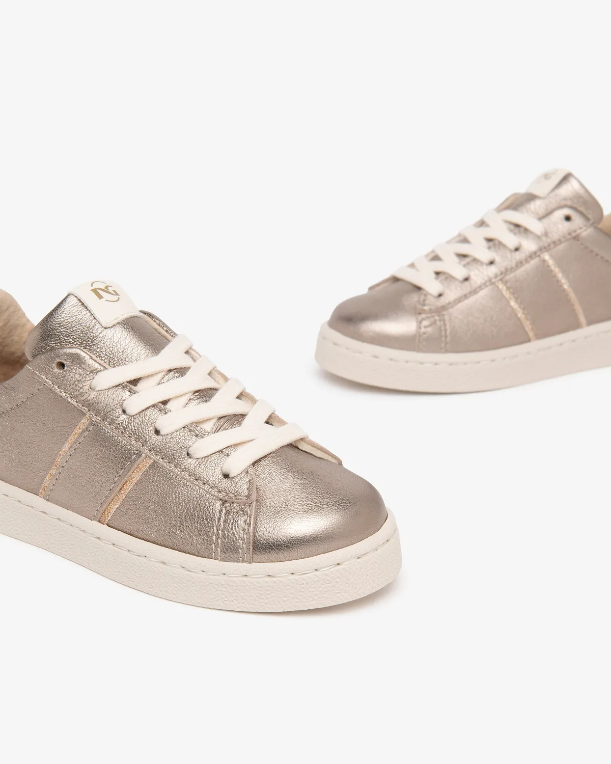 NeroGiardini sneakers fete piele material tehnic