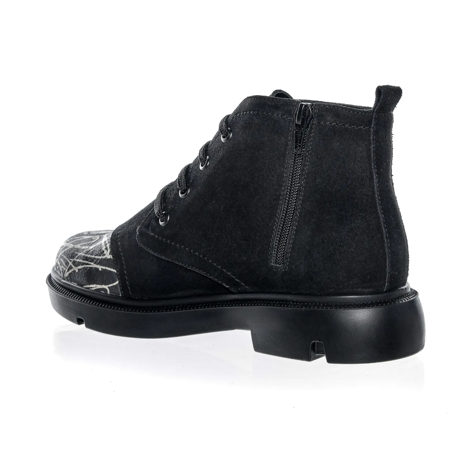Catinca Shoes BC17 NAFA ghete dama antilopa negru