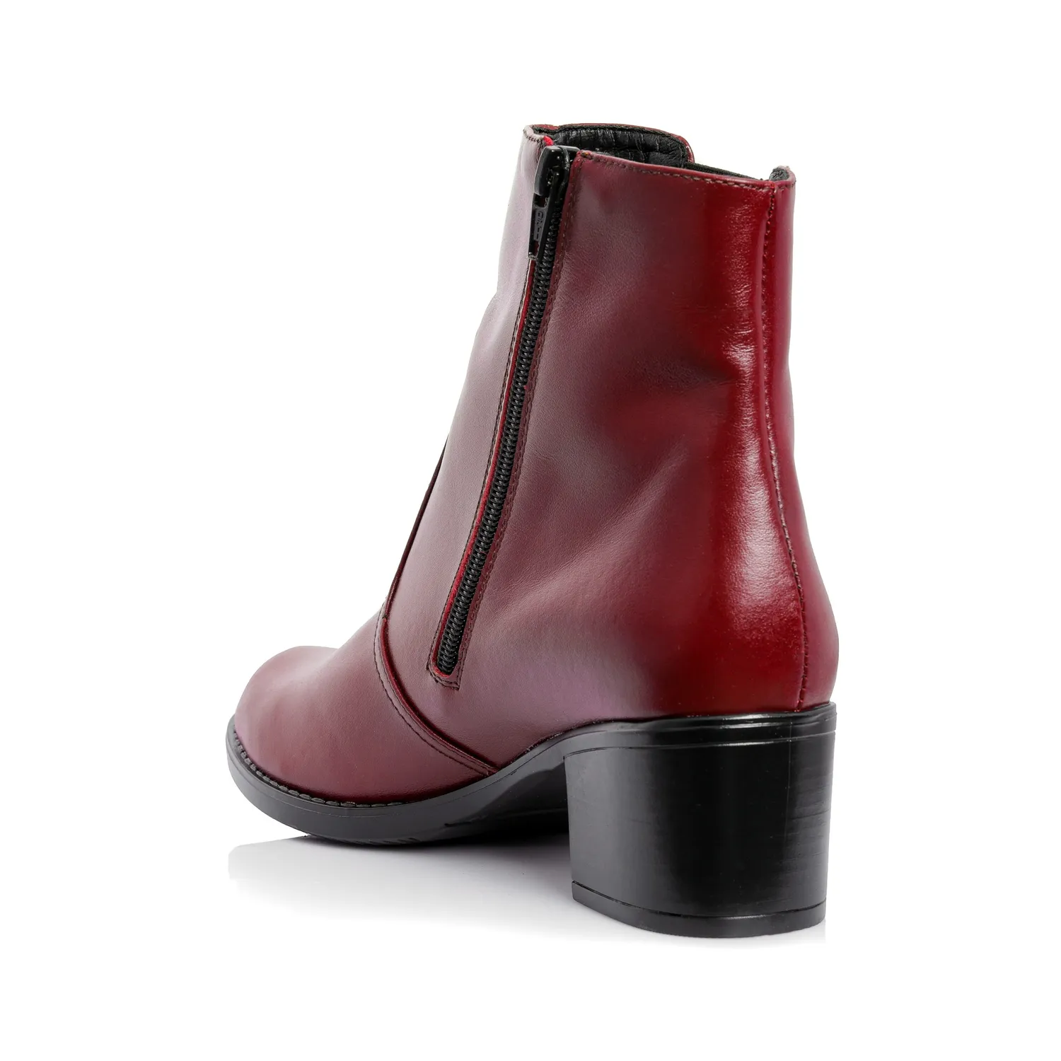 Catinca Shoes T18 BB ghete dama piele bordo box