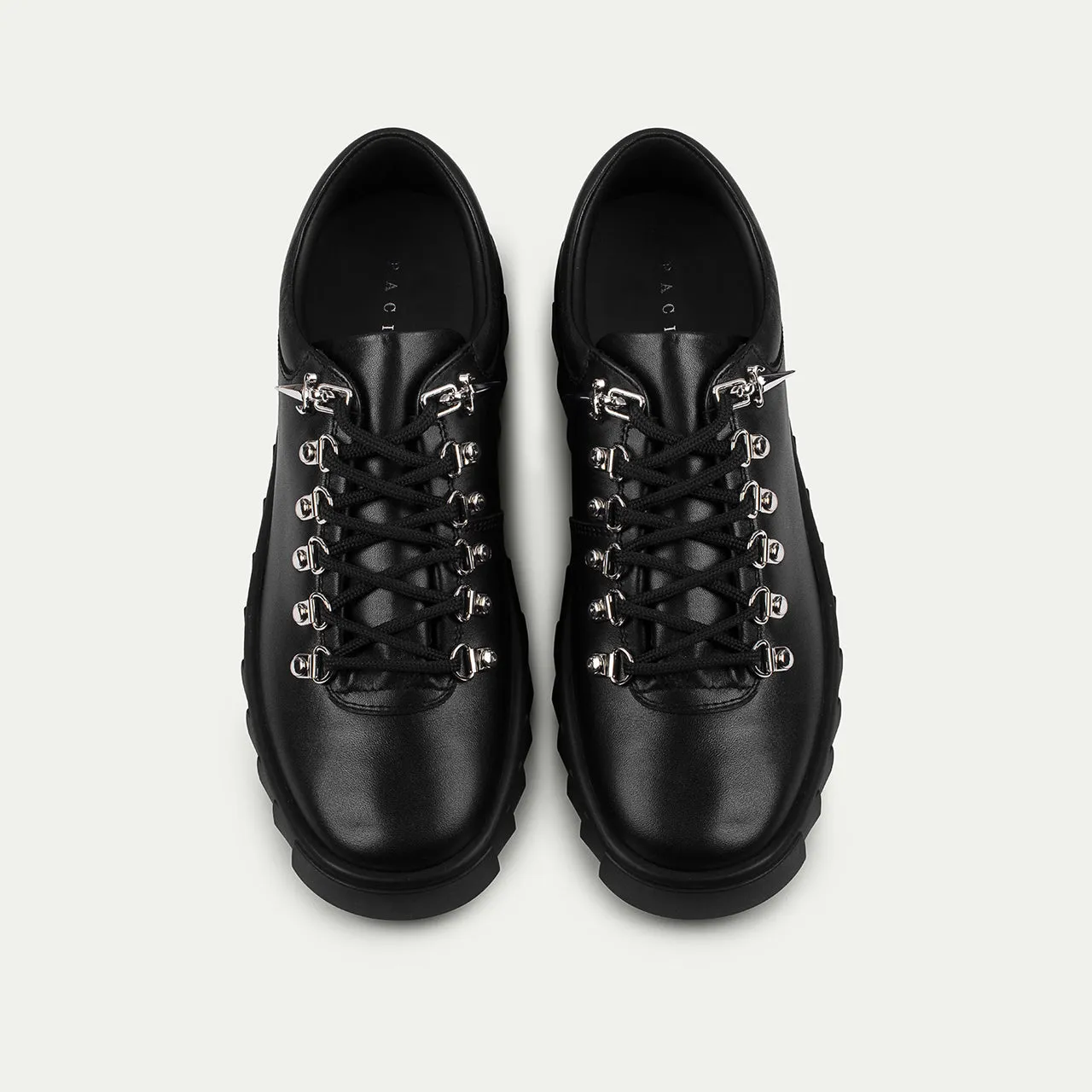 Cesare Paciotti Shark Hiking Low pantofi piele negru
