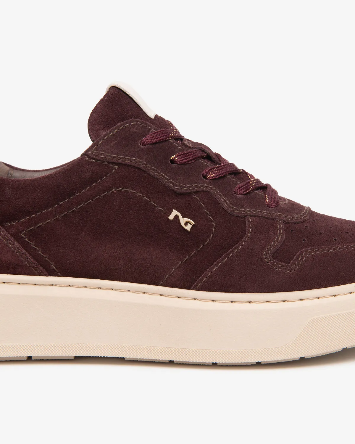 NeroGiardini Sneakers Dama Piele Intoarsa Platforma 40 mm