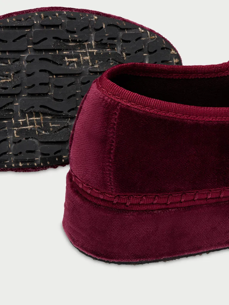 Flagelus Double Lucrecia pantofi Mary Jane burgundy platforma
