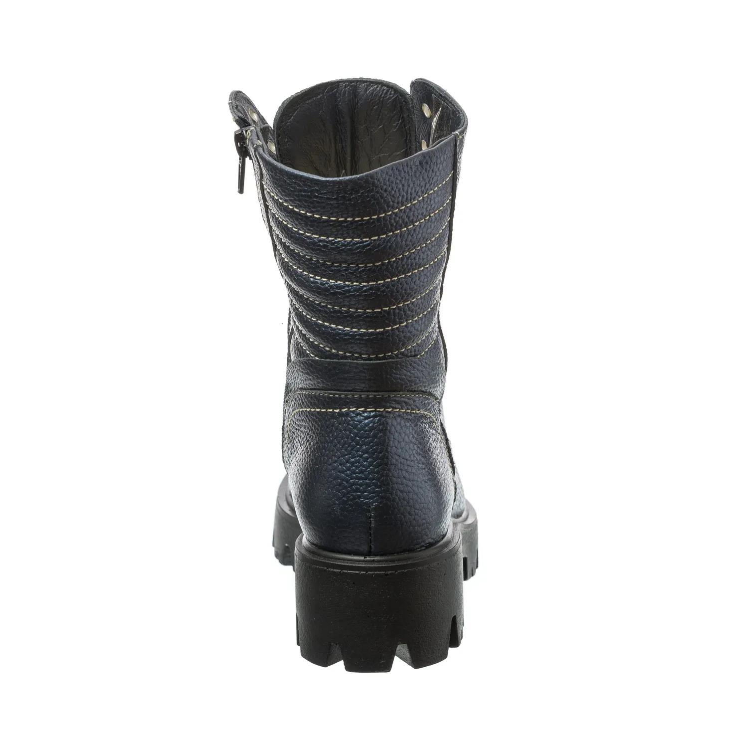 Bocanci damă Catinca Shoes BC15 BS bleu sidef piele