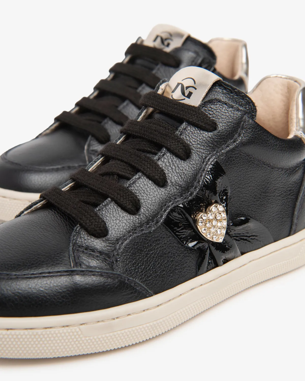NeroGiardini sneakers piele fete siret fermoar inima