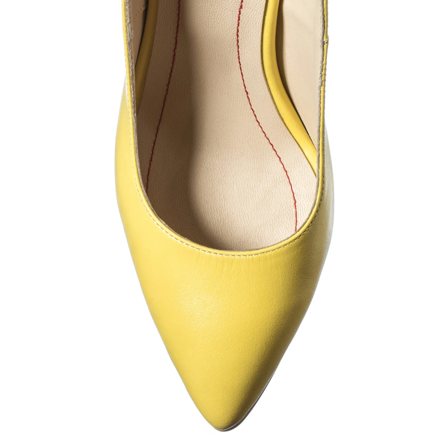 Catinca Shoes A91 G sandale damă galben piele naturală