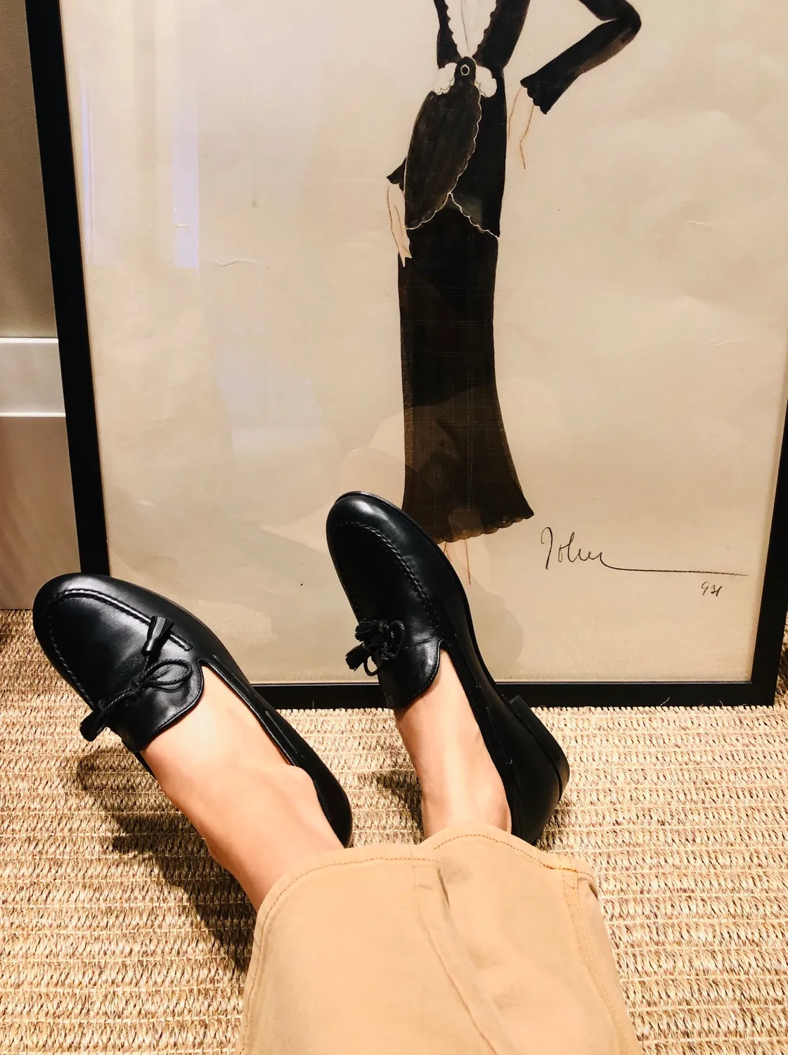 Cecilia Bringheli Todi Black mocasini piele neagra