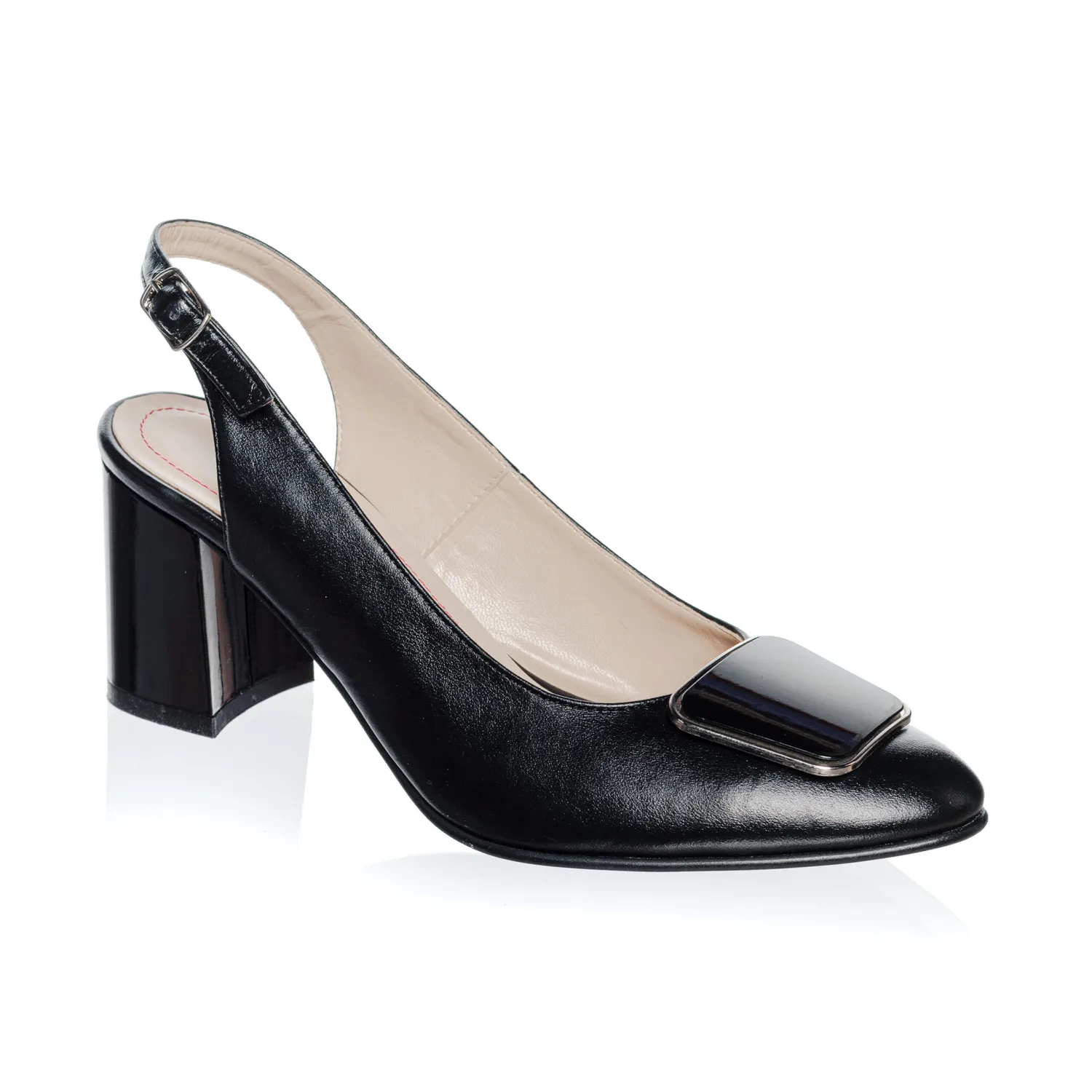 Catinca Shoes D35 N sandale dama piele negru box