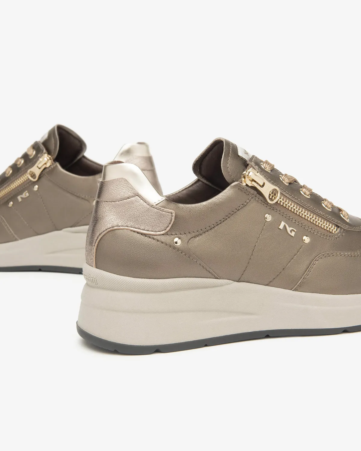 NeroGiardini sneakers damă piele cu branț memory