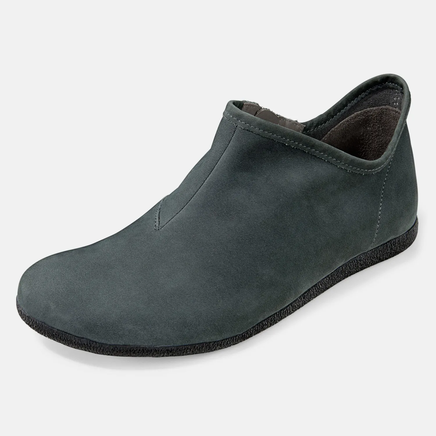BÄR Pure Lotus slip-on damă barefoot antracit fermoar lateral