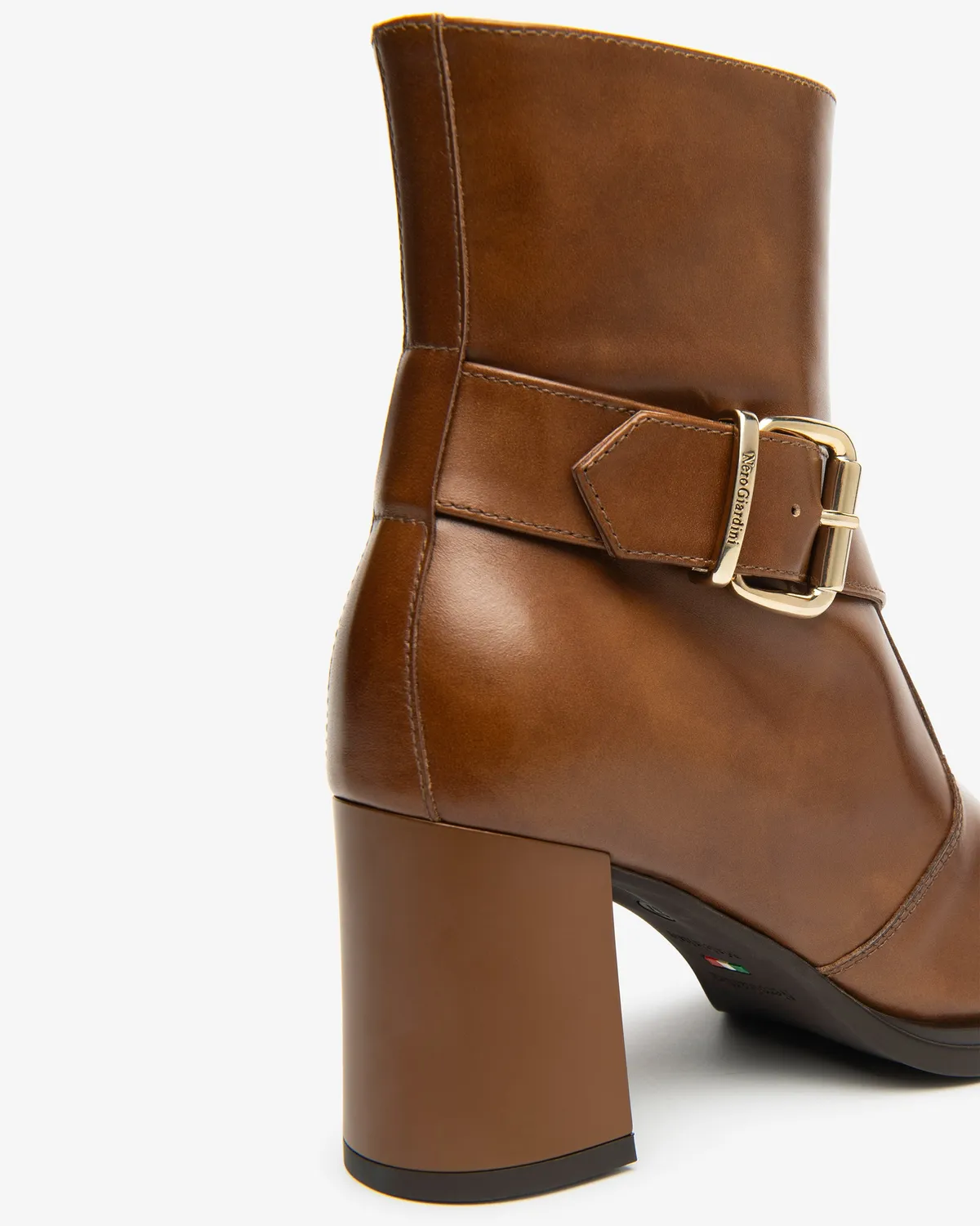 NeroGiardini botine dama piele toc bloc 75 mm