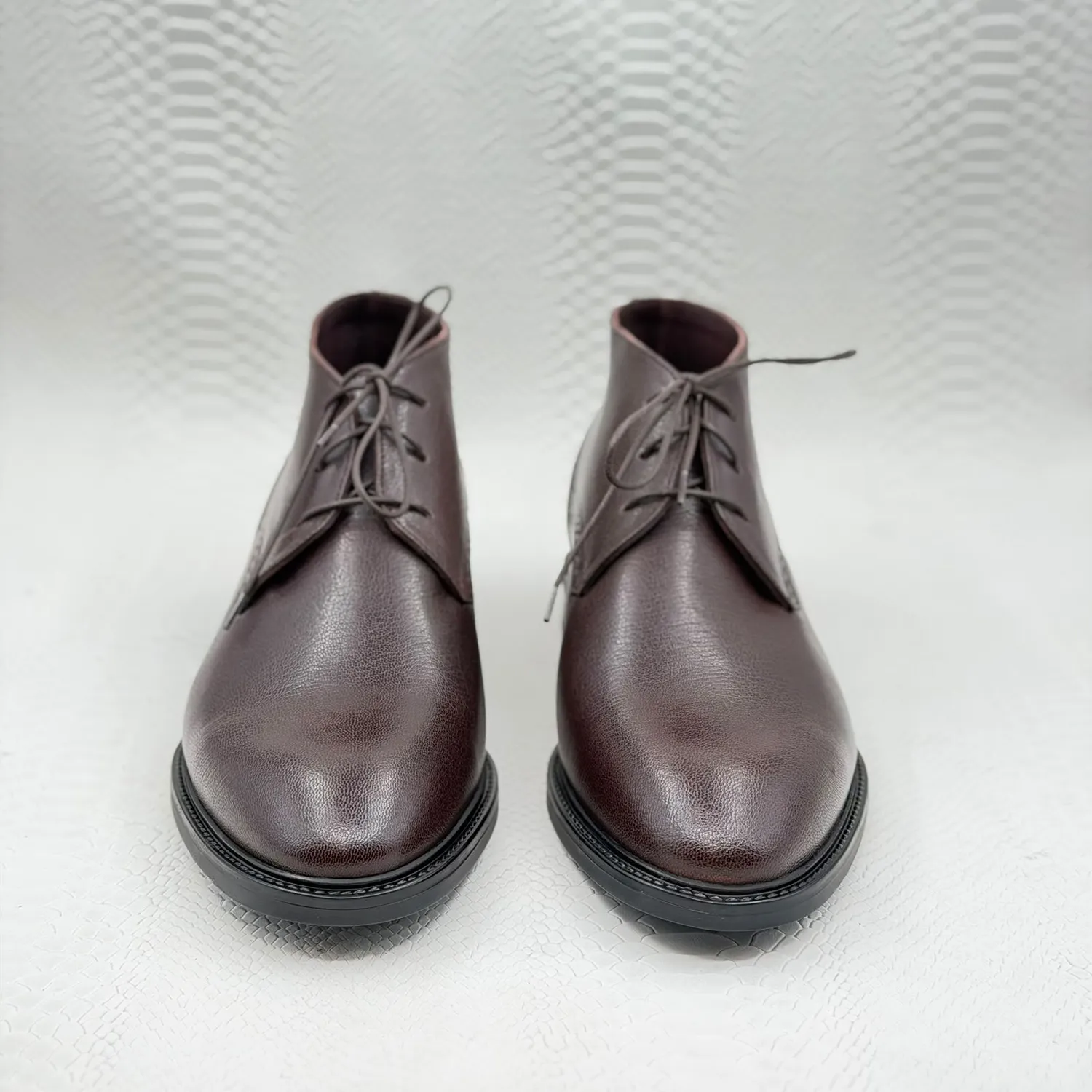 Lucas Shoes 851 ghete barbati maro piele naturala