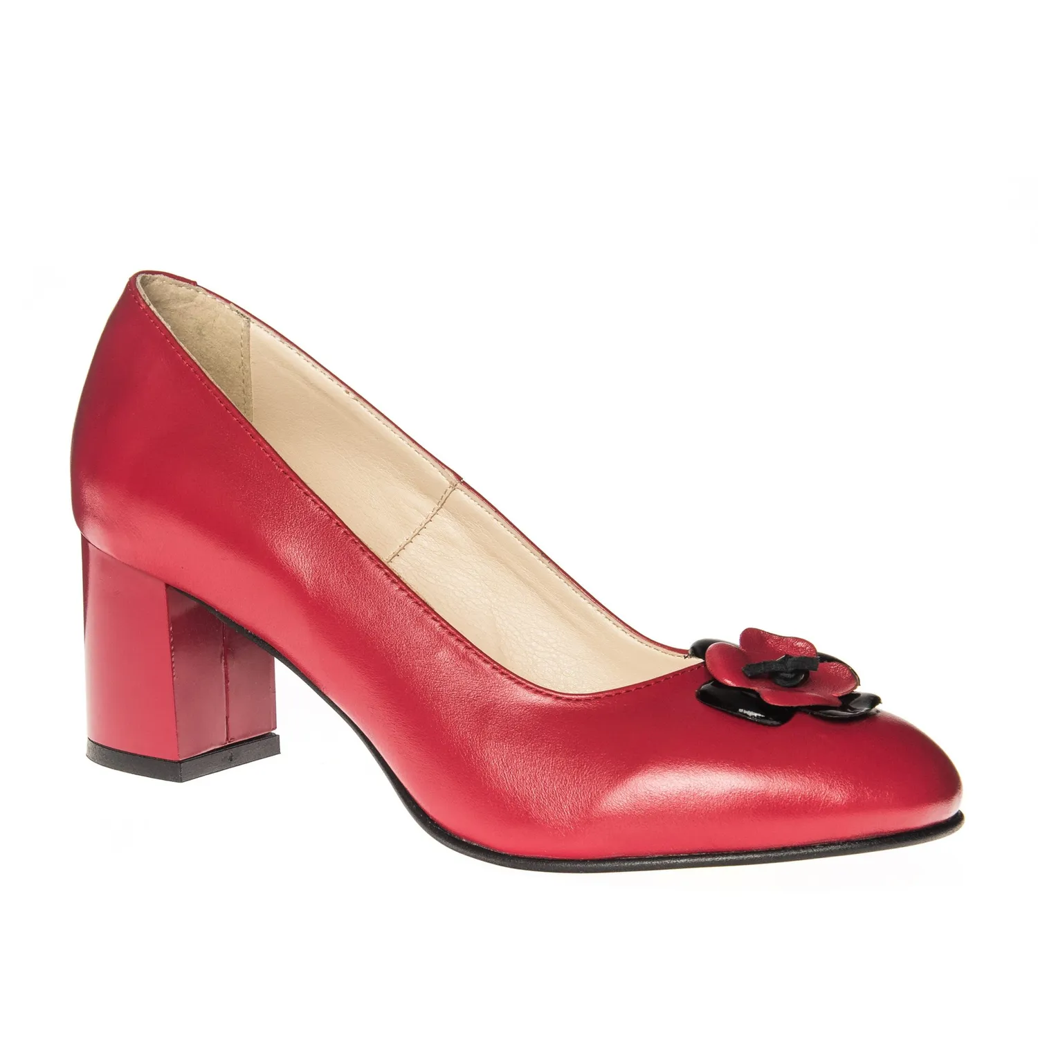 Catinca Shoes R6 R pantofi dama piele naturala rosu