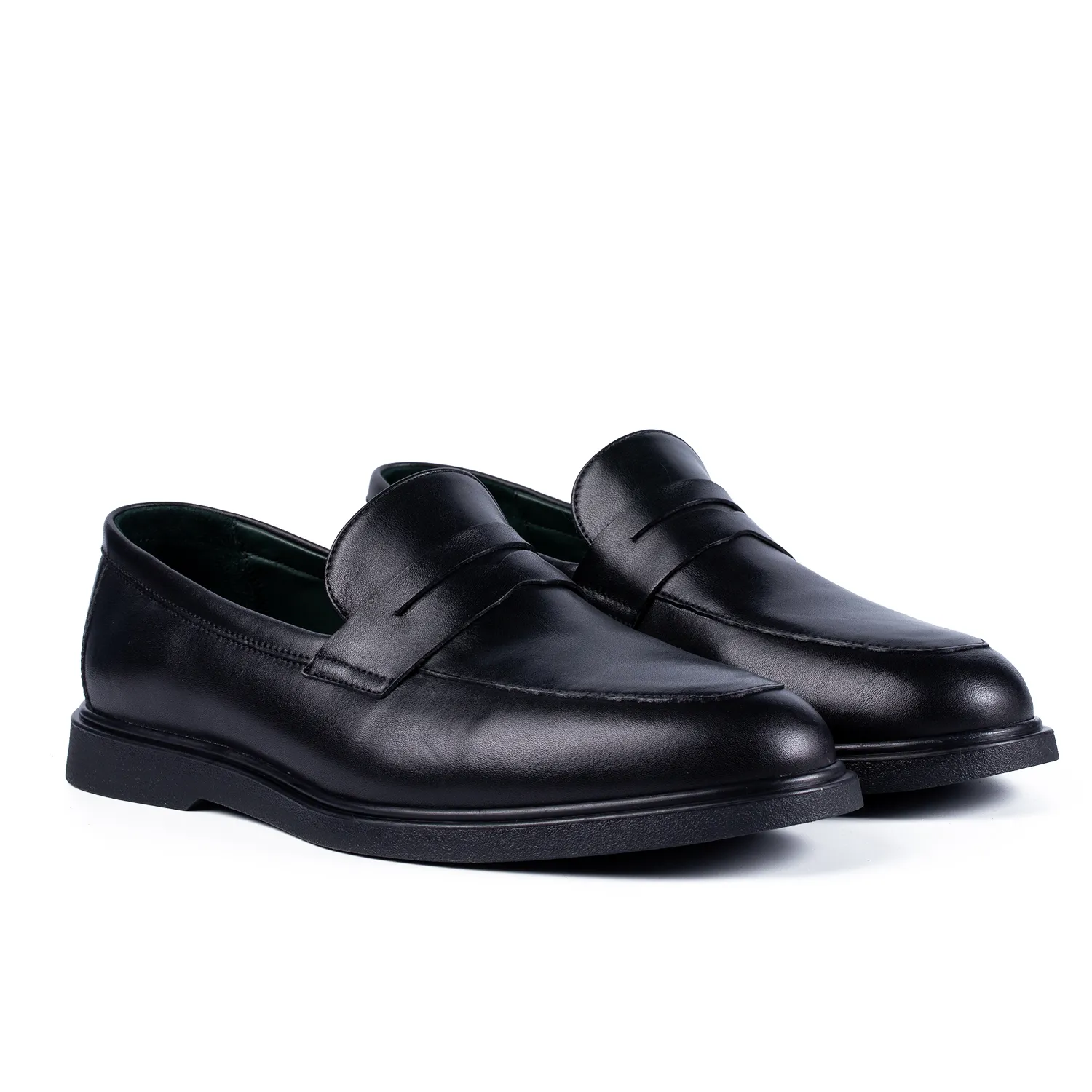 Lucas Shoes Ezra mocasini barbati negru piele naturala