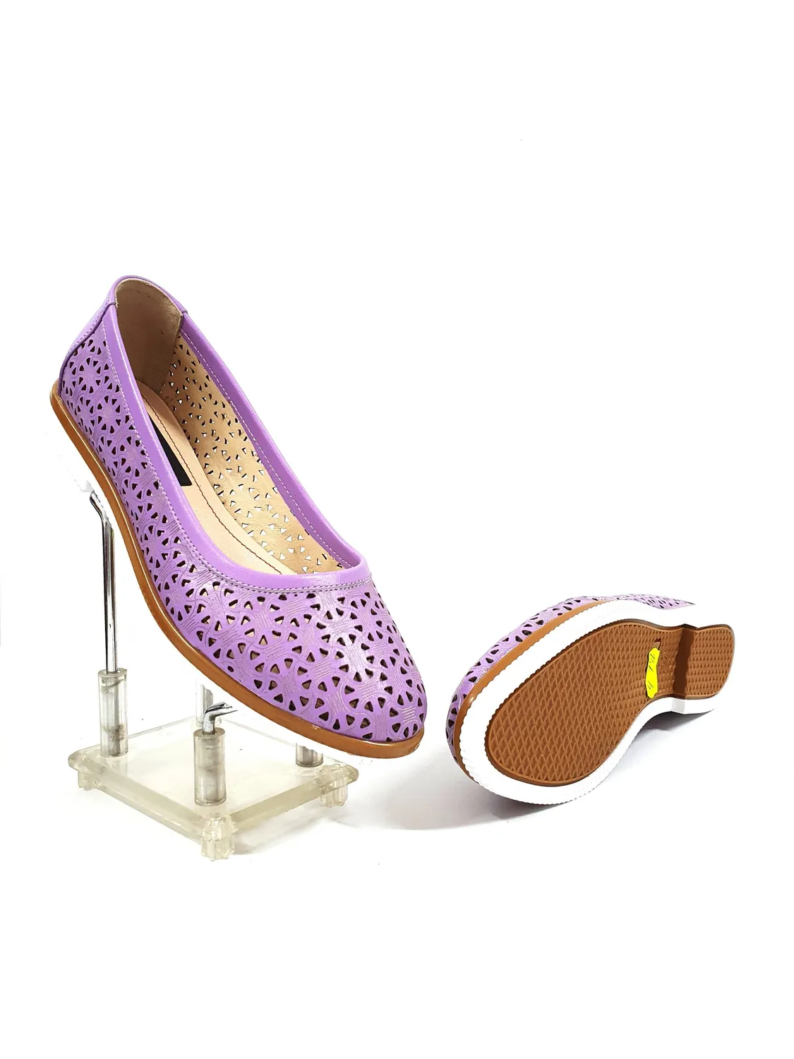 Catinca Shoes BL 4 L balerini piele naturala lila